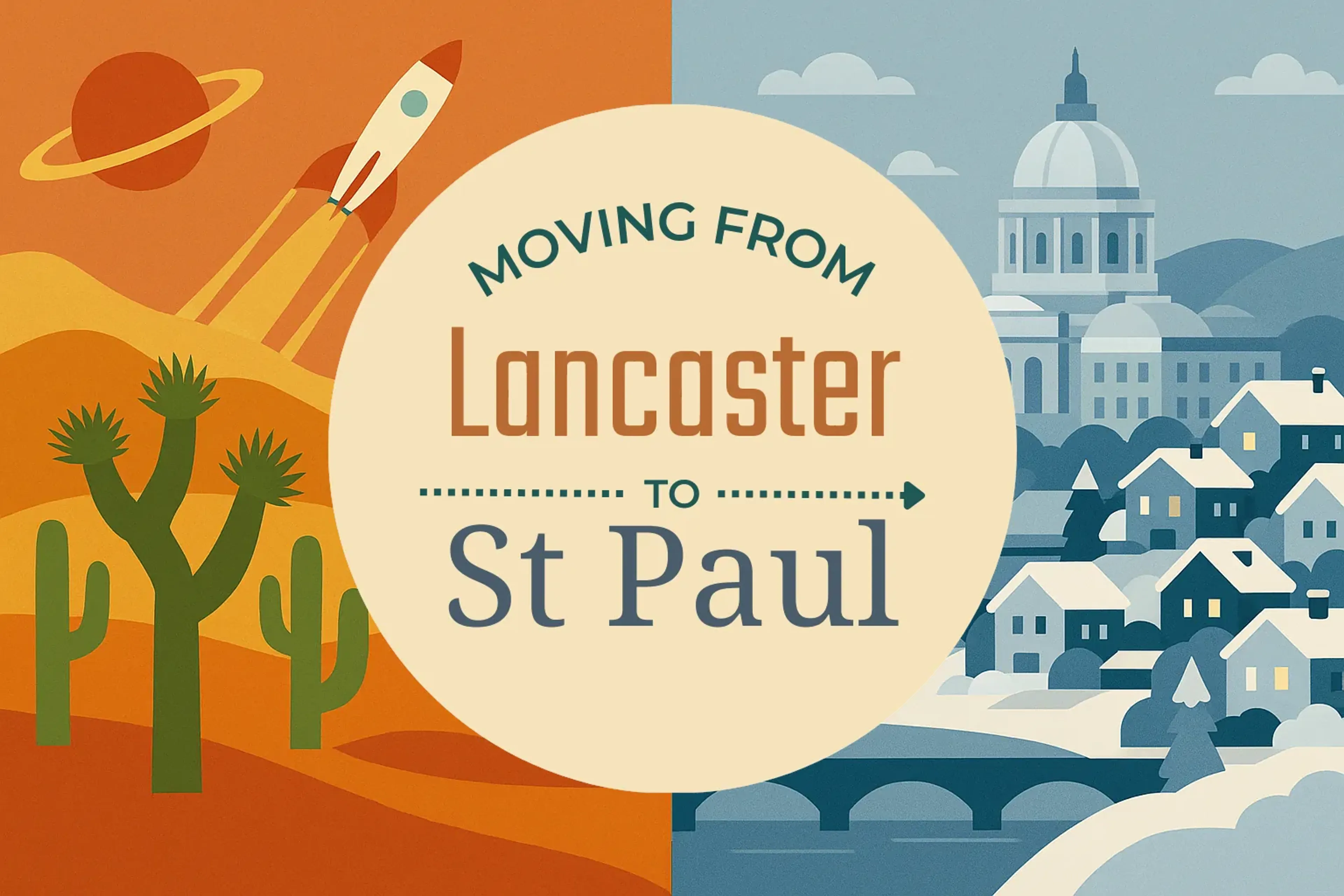 Side-by-side comparison of Lancaster to St. Paul moving companies