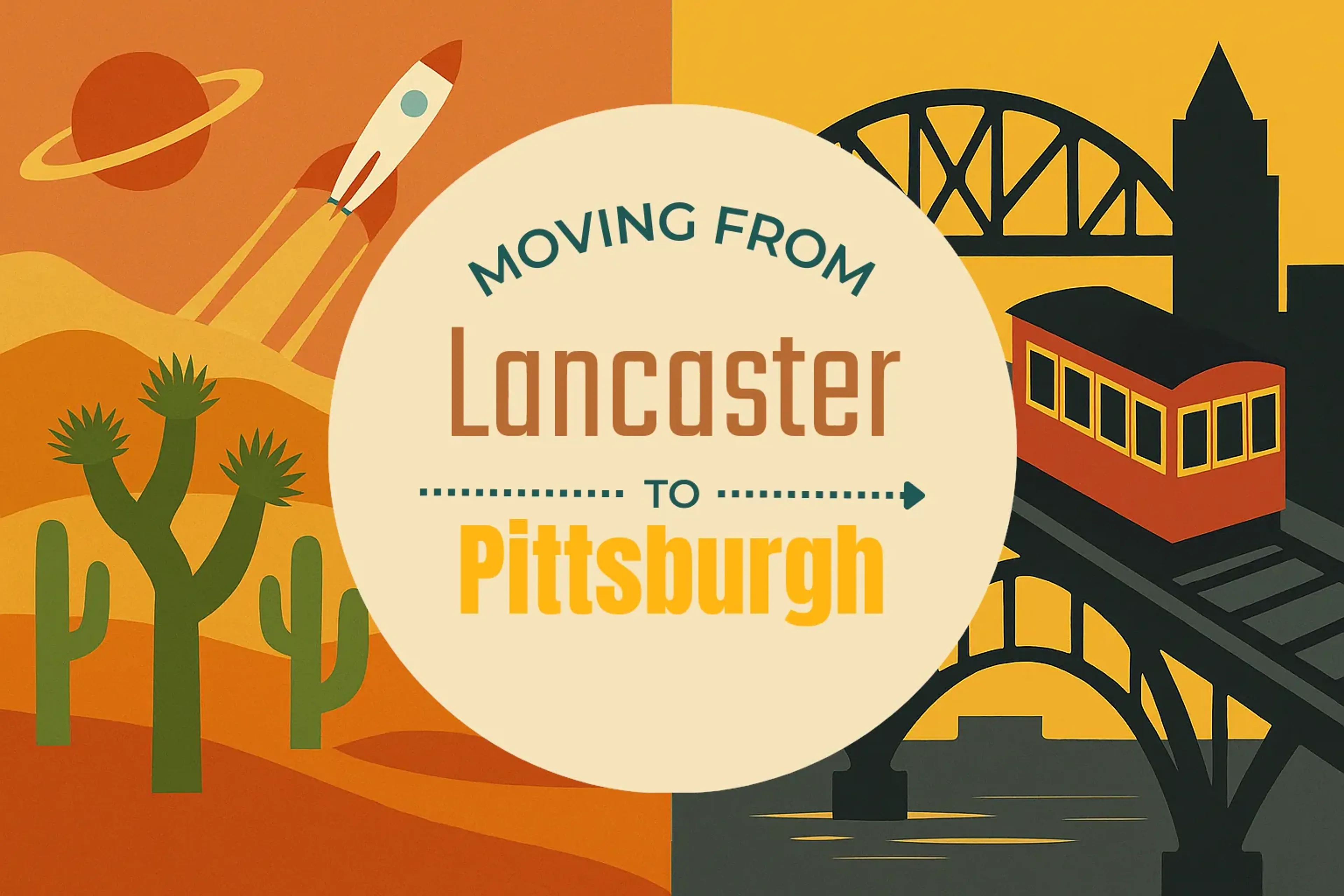 Side-by-side comparison of Lancaster to Pittsburgh moving companies