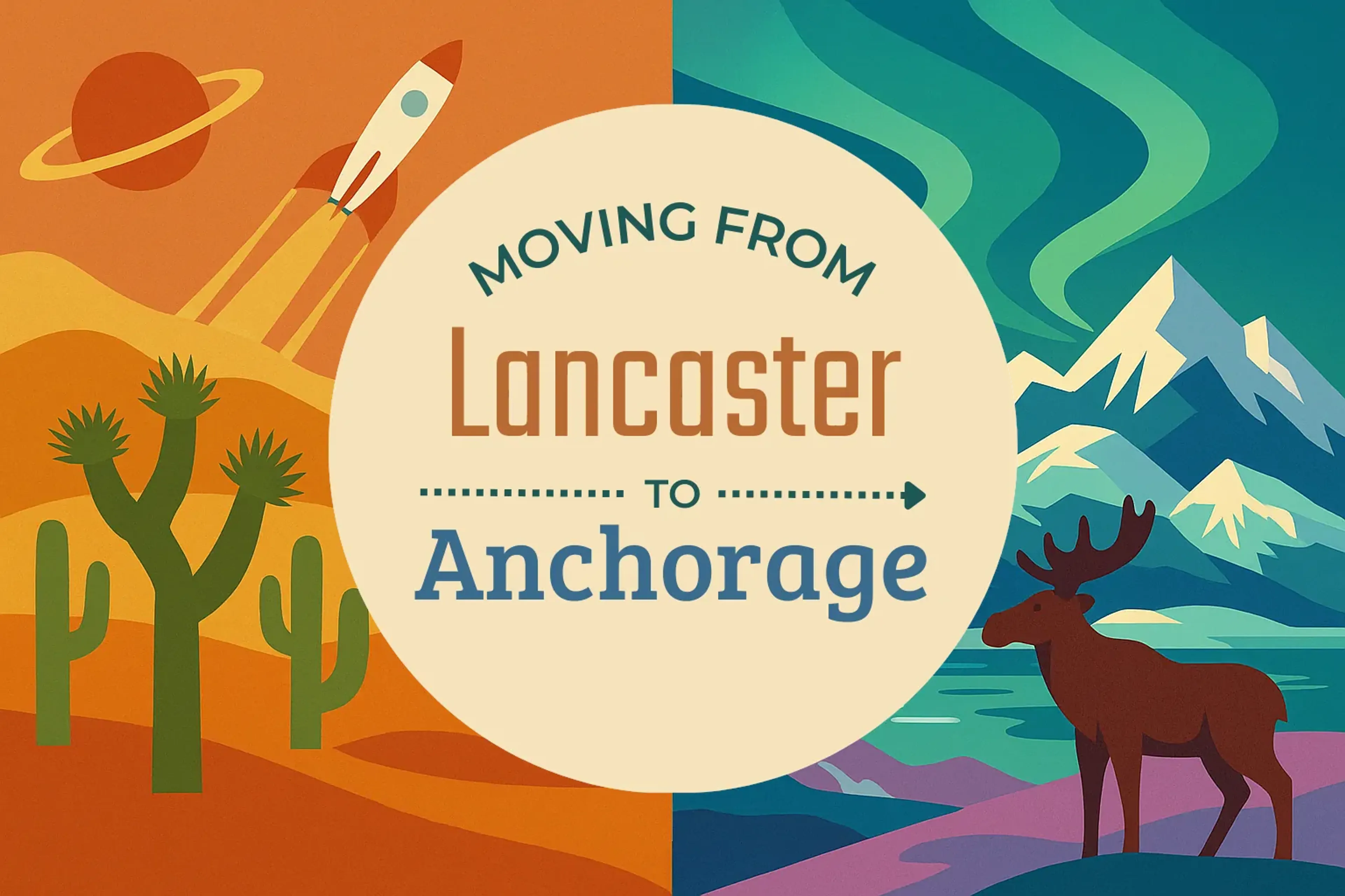 Side-by-side comparison of Lancaster to Anchorage moving companies