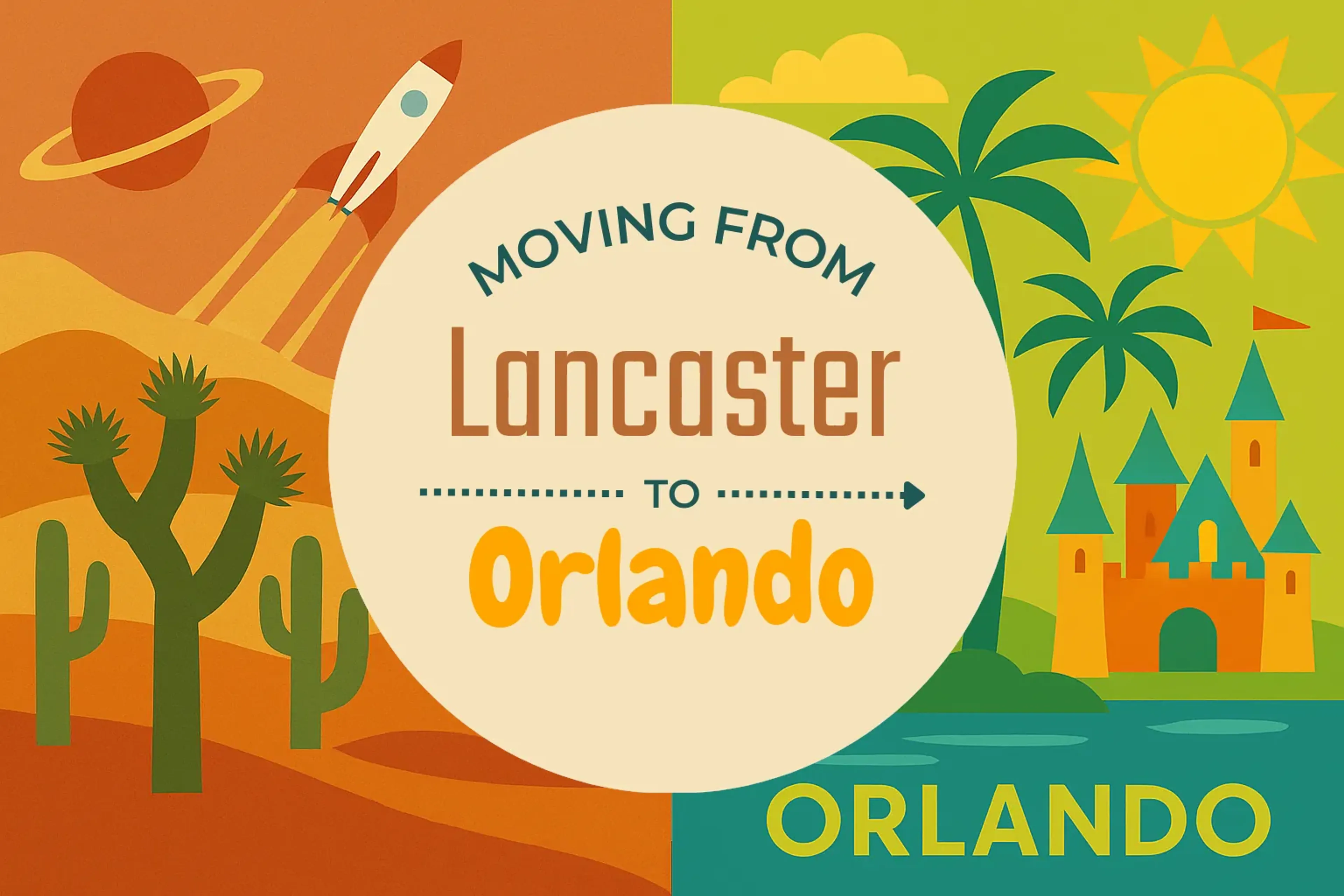 Side-by-side comparison of Lancaster to Orlando moving companies