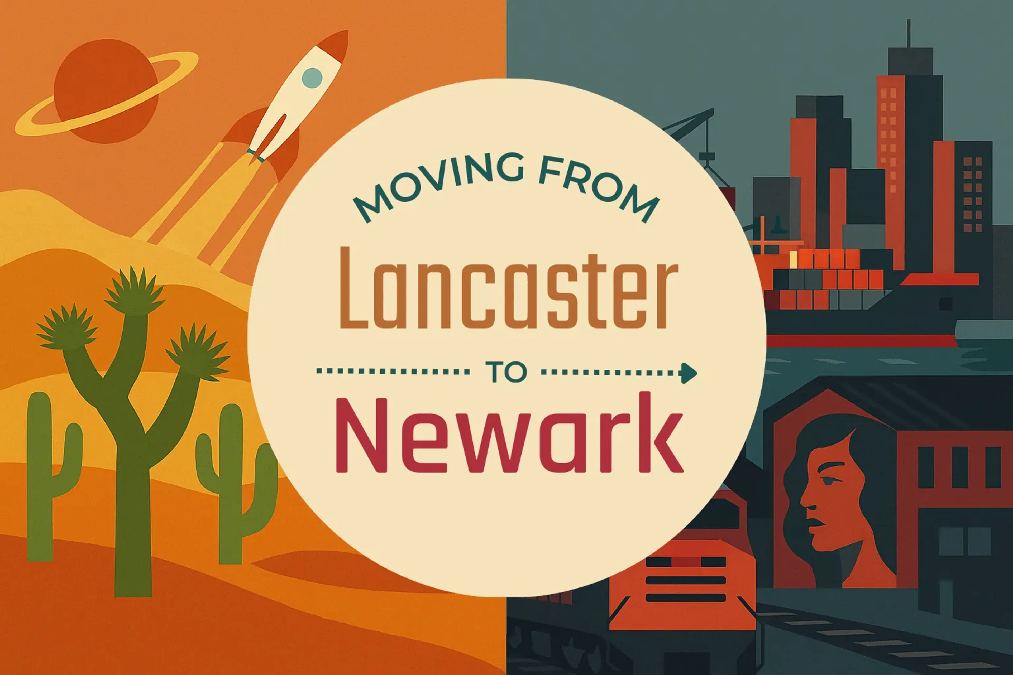 Side-by-side comparison of Lancaster to Newark moving companies
