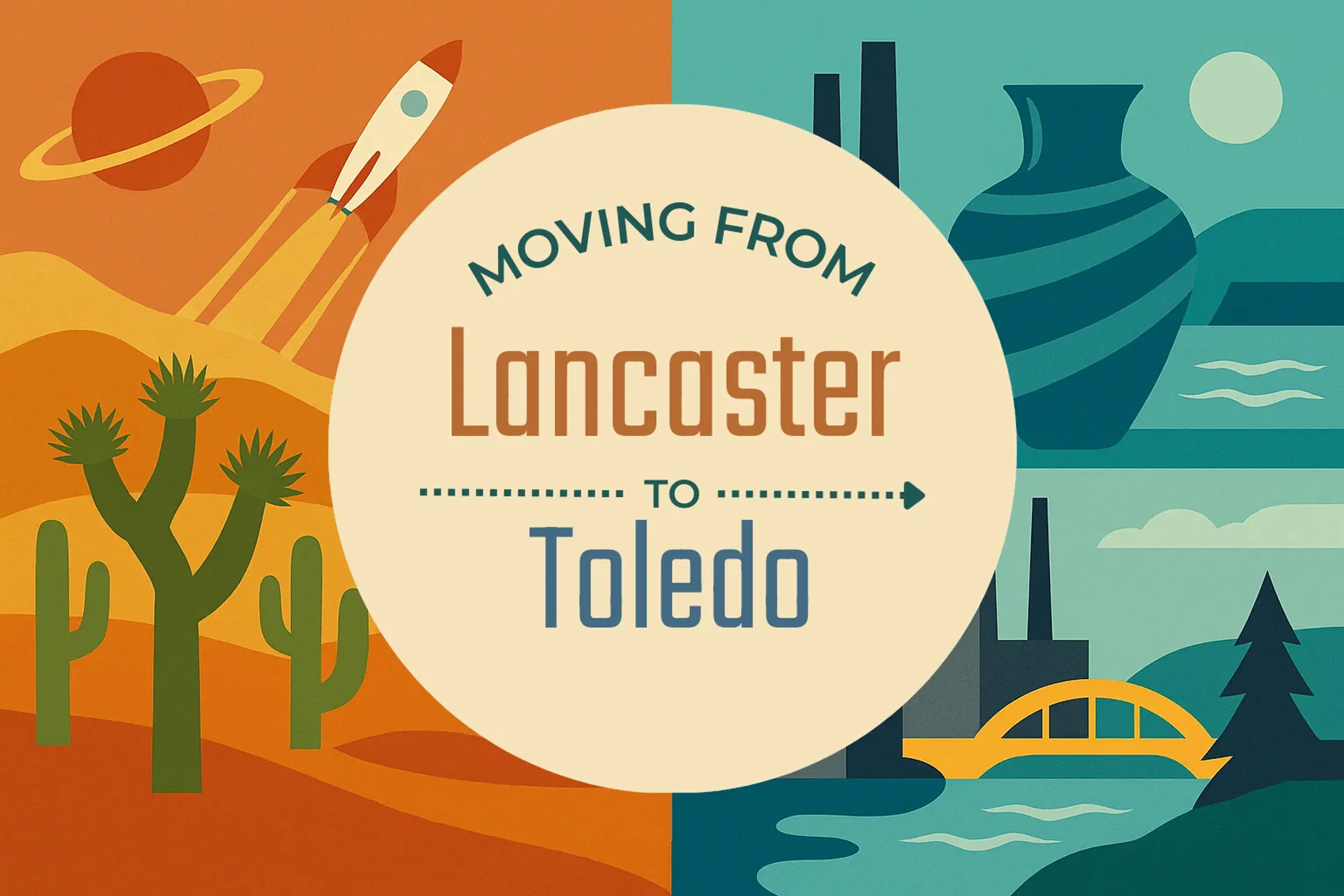 Side-by-side comparison of Lancaster to Toledo moving companies
