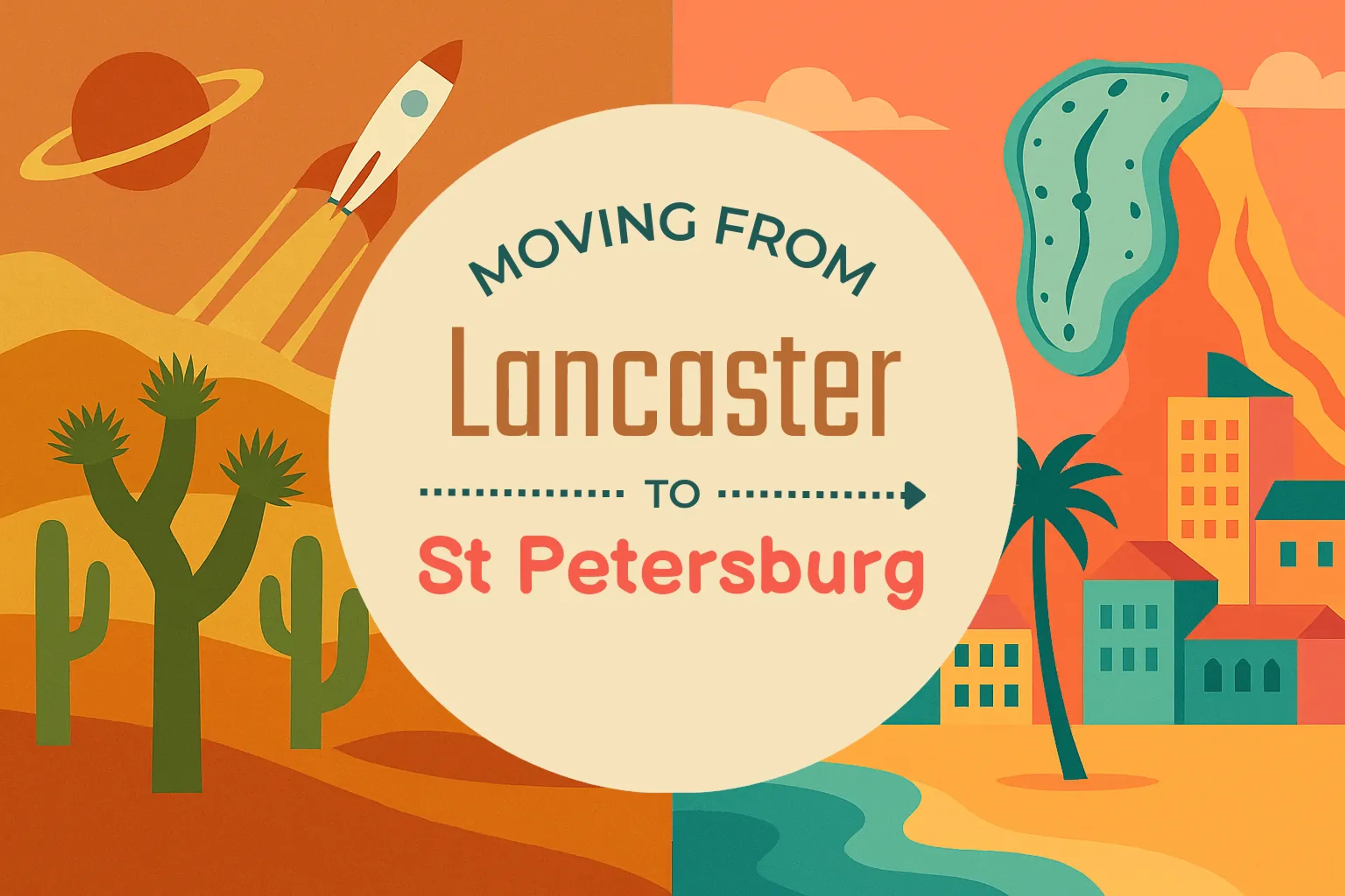 Side-by-side comparison of Lancaster to St. Petersburg moving companies