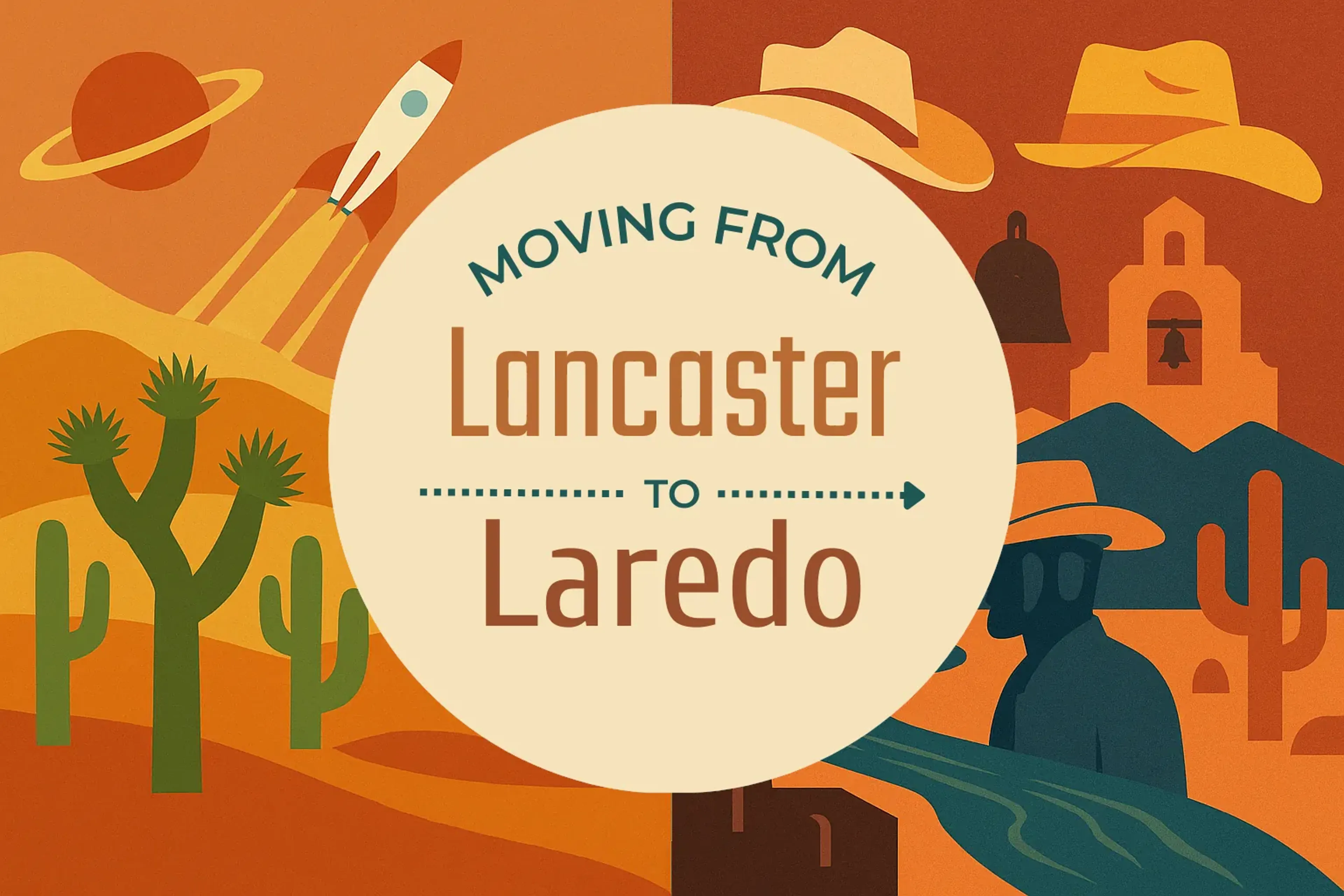 Side-by-side comparison of Lancaster to Laredo moving companies