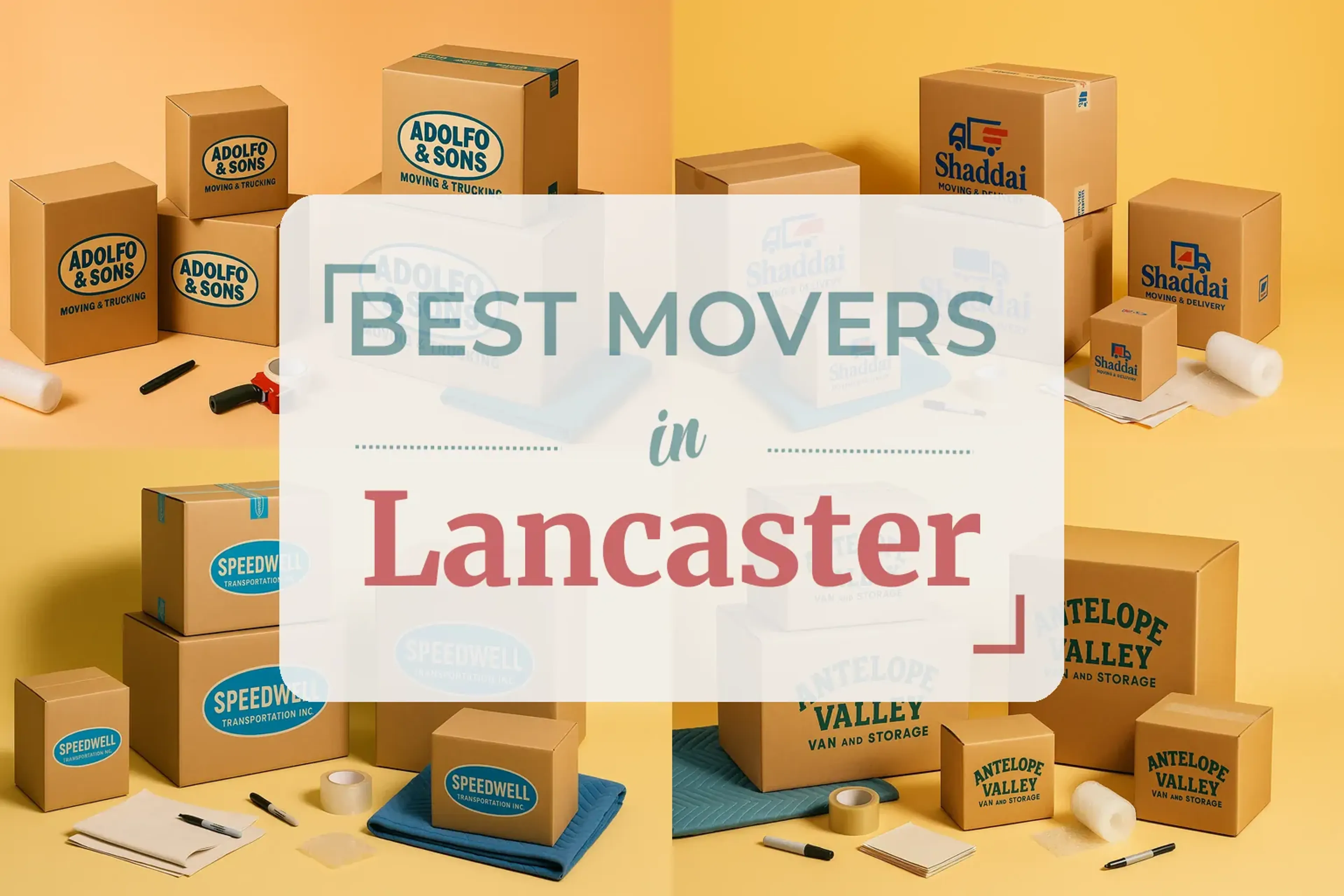 Side-by-side comparison of Lancaster moving companies