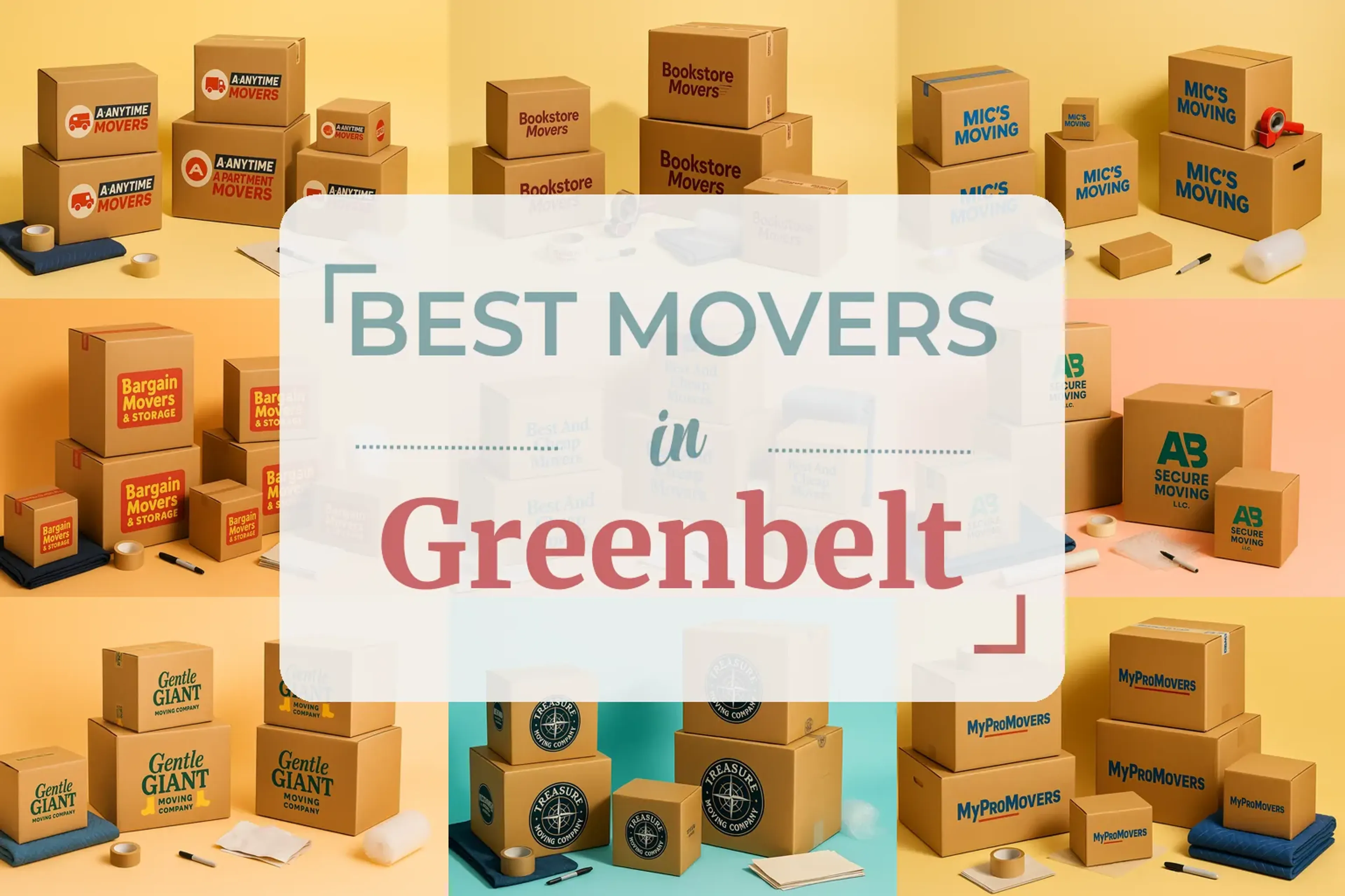 Side-by-side comparison of Greenbelt moving companies