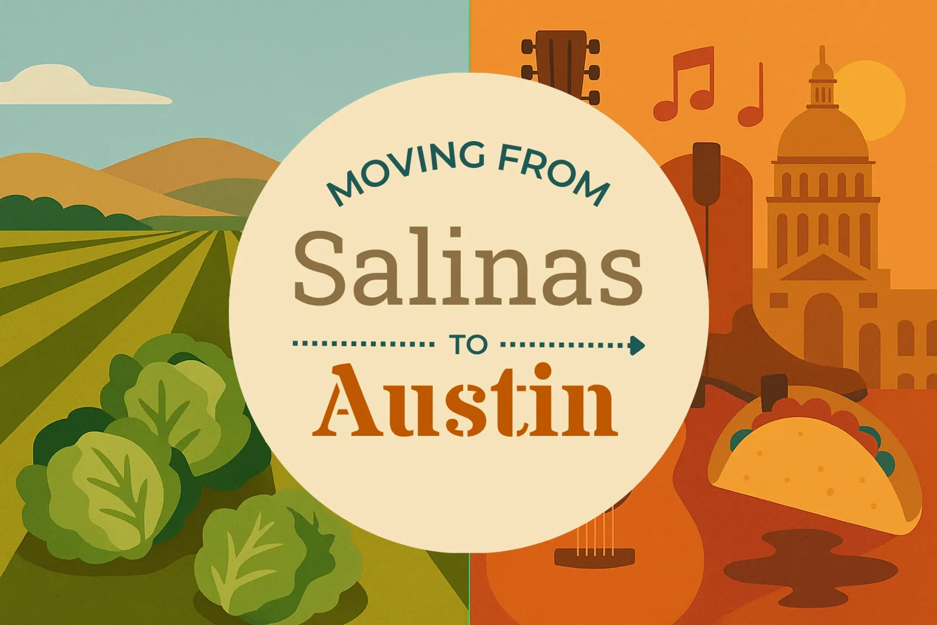 Side-by-side comparison of Salinas to Austin moving companies
