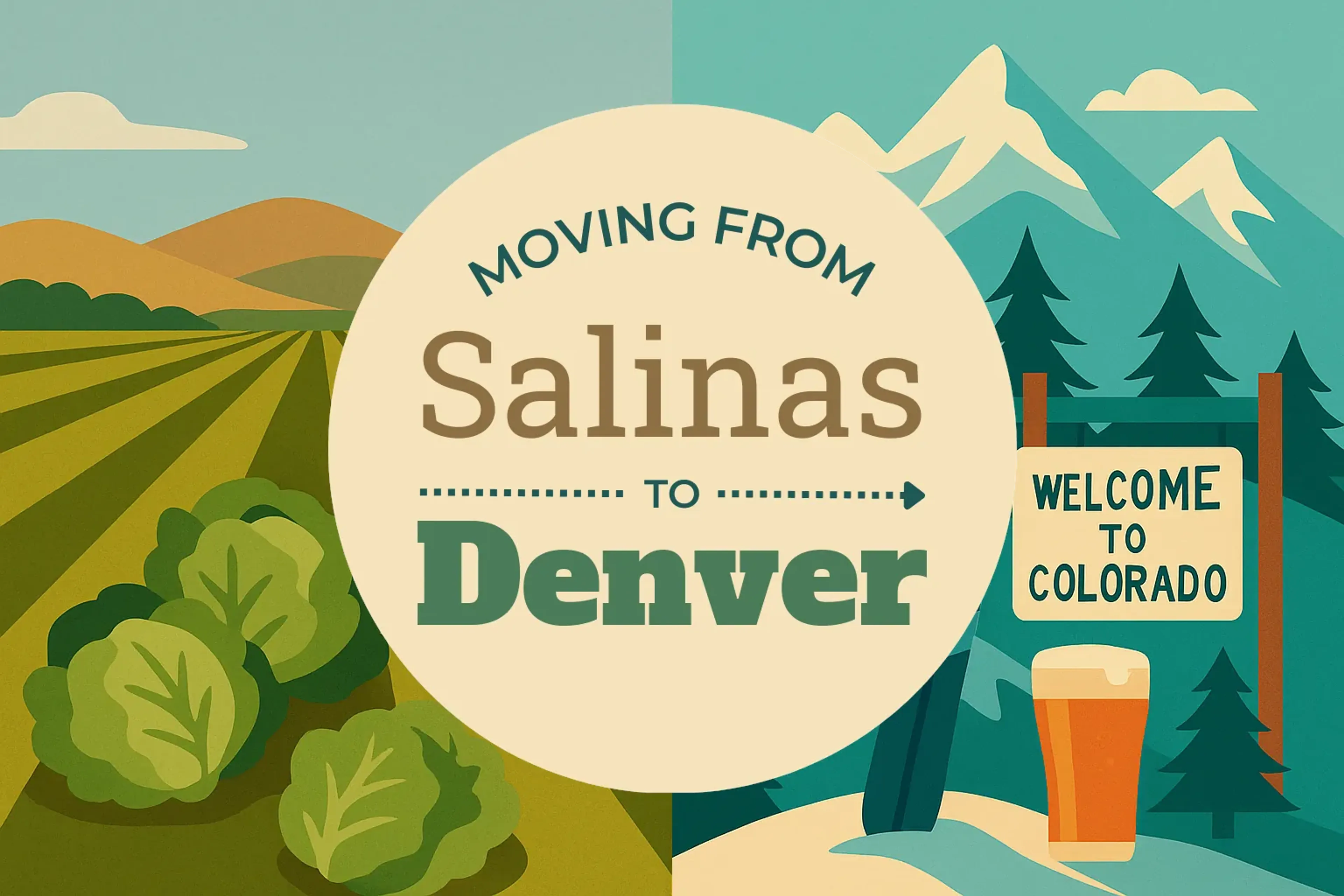 Side-by-side comparison of Salinas to Denver moving companies
