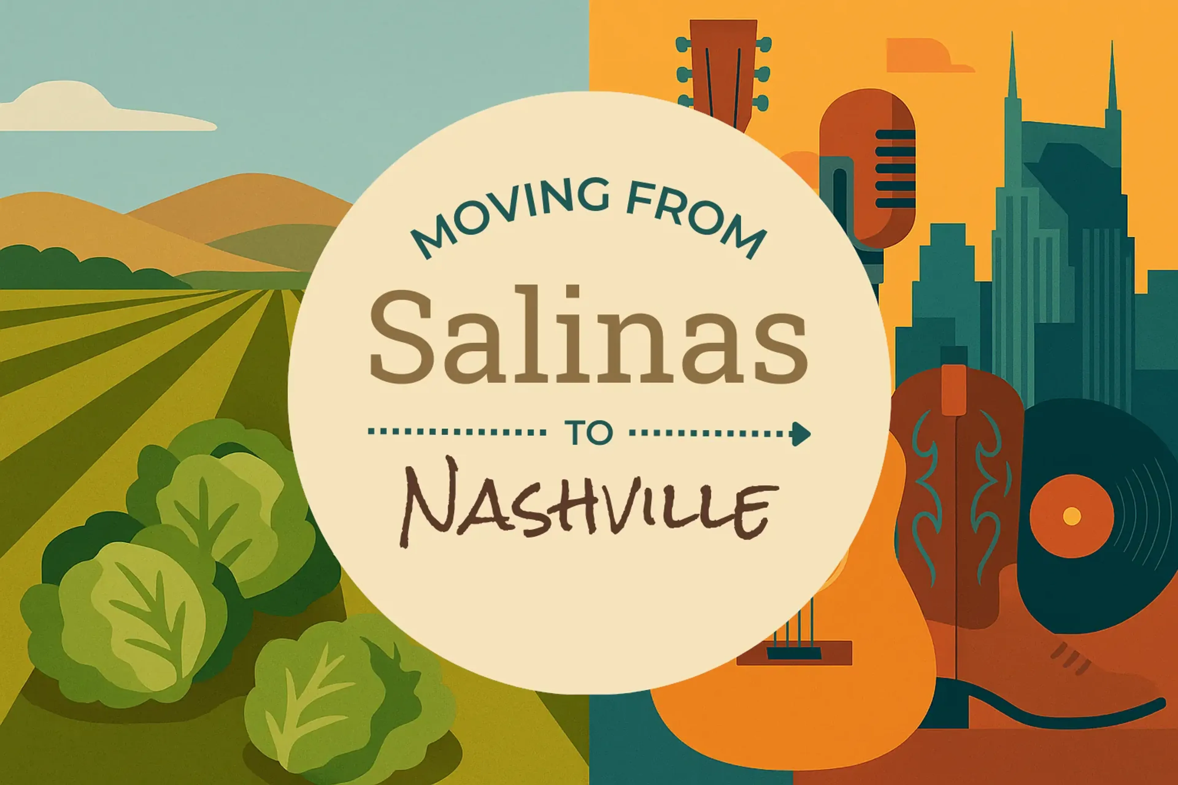 Side-by-side comparison of Salinas to Nashville moving companies