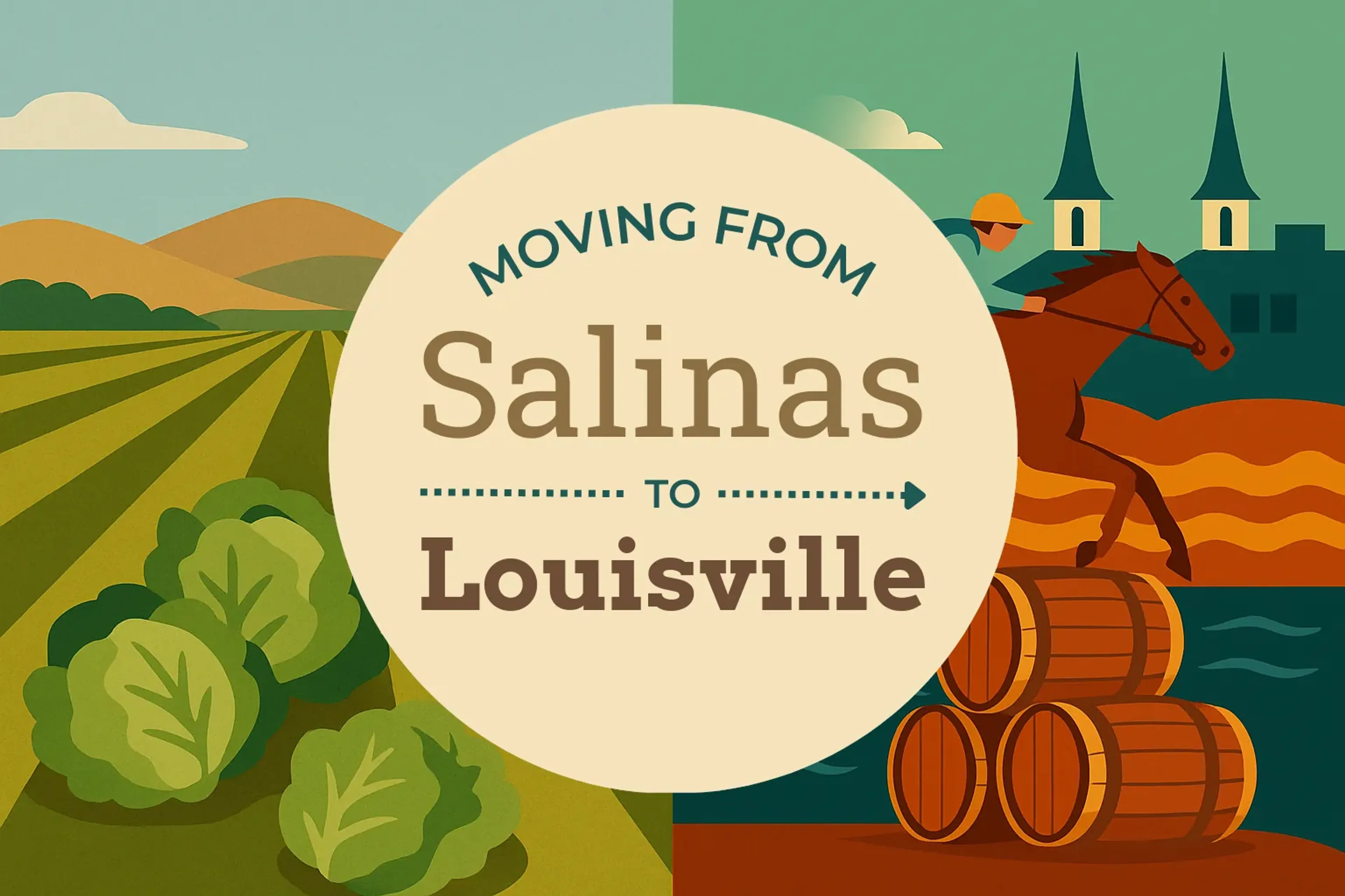 Side-by-side comparison of Salinas to Louisville moving companies