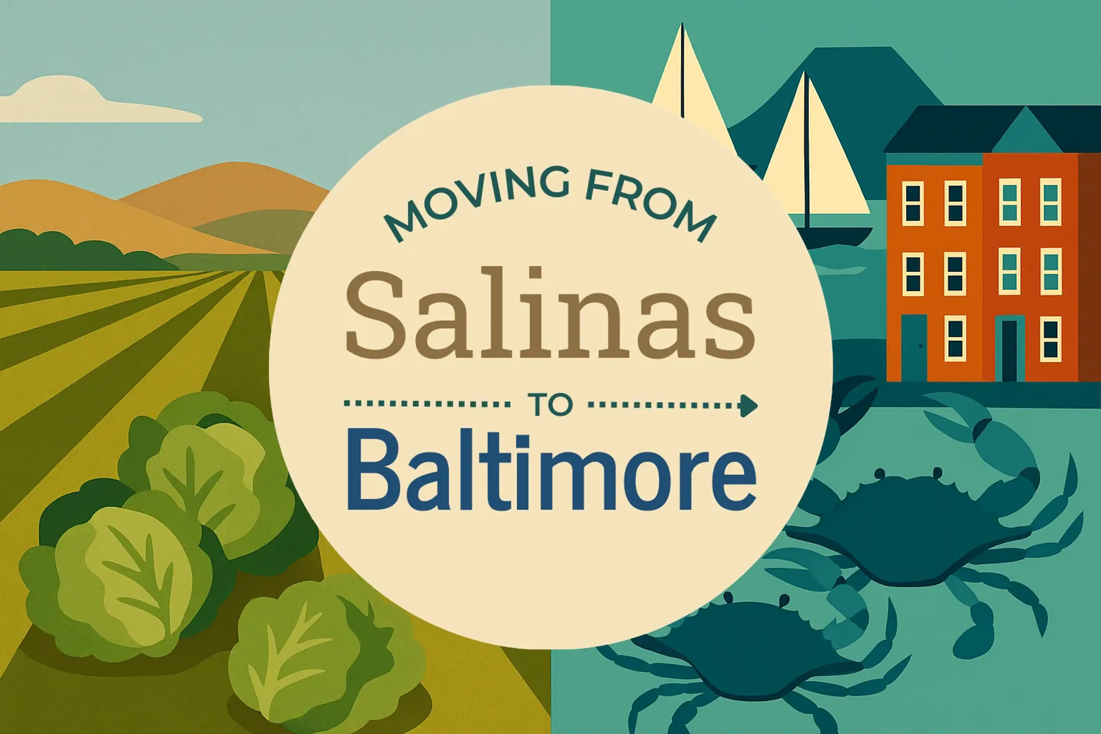 Side-by-side comparison of Salinas to Baltimore moving companies