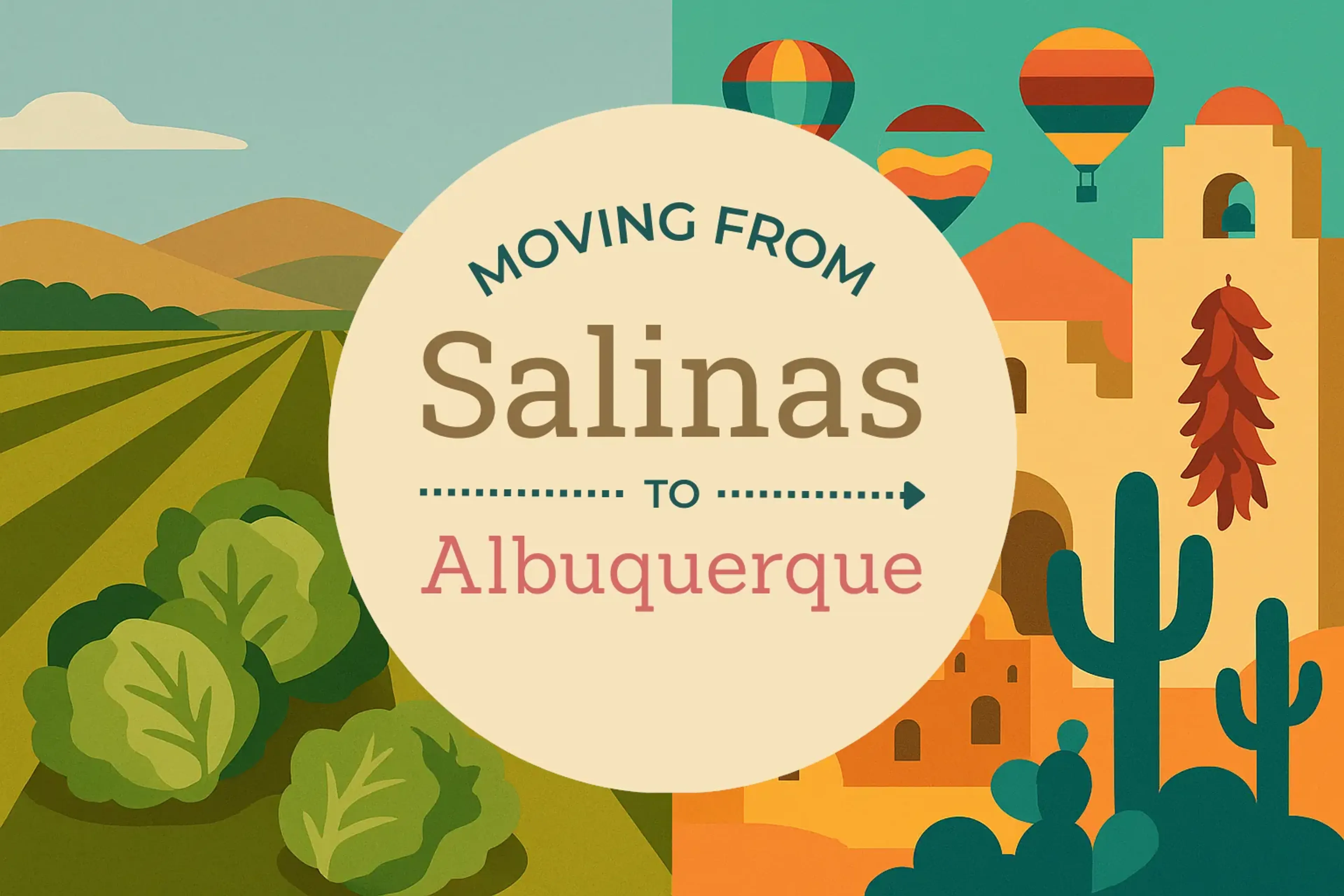 Side-by-side comparison of Salinas to Albuquerque moving companies