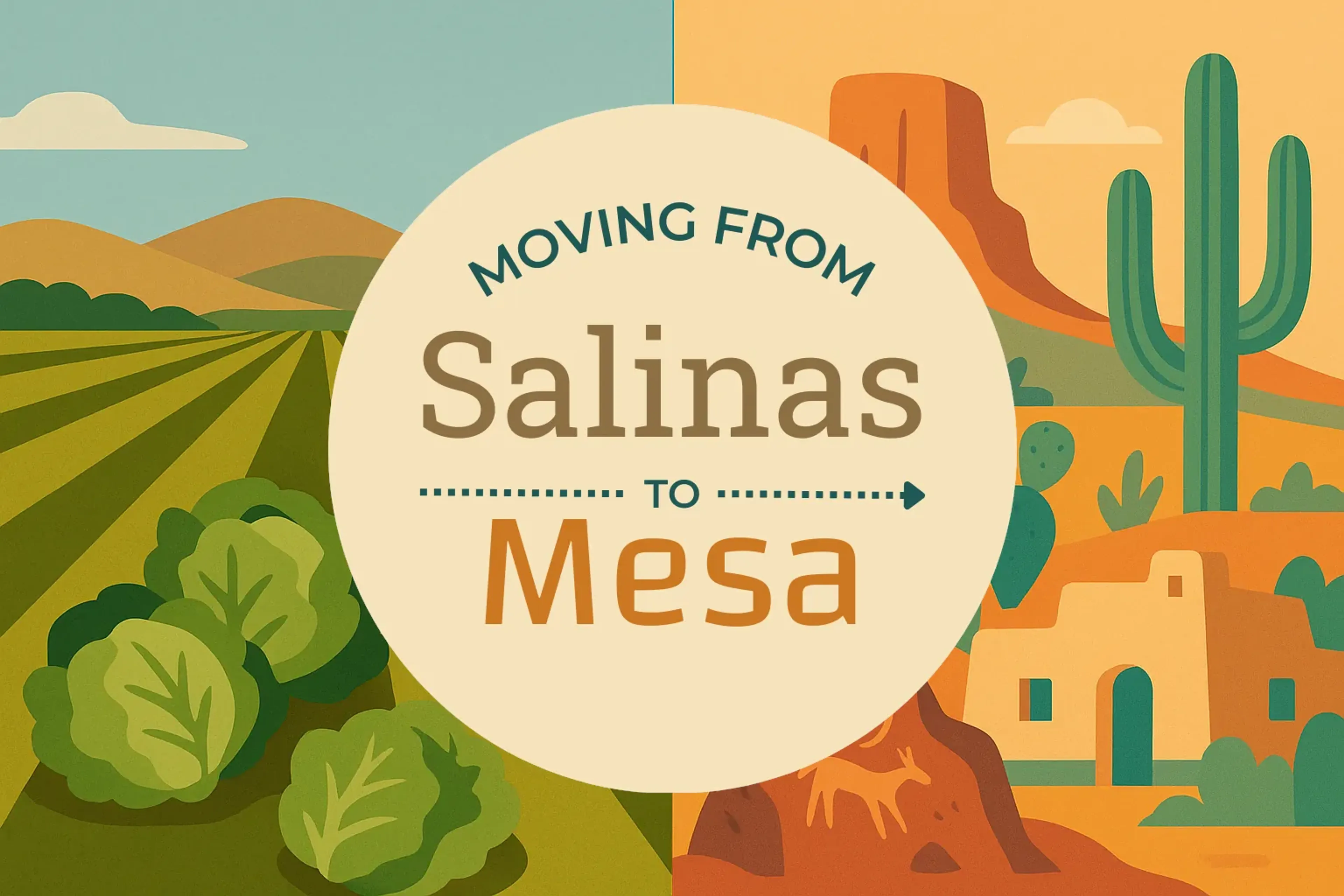 Side-by-side comparison of Salinas to Mesa moving companies