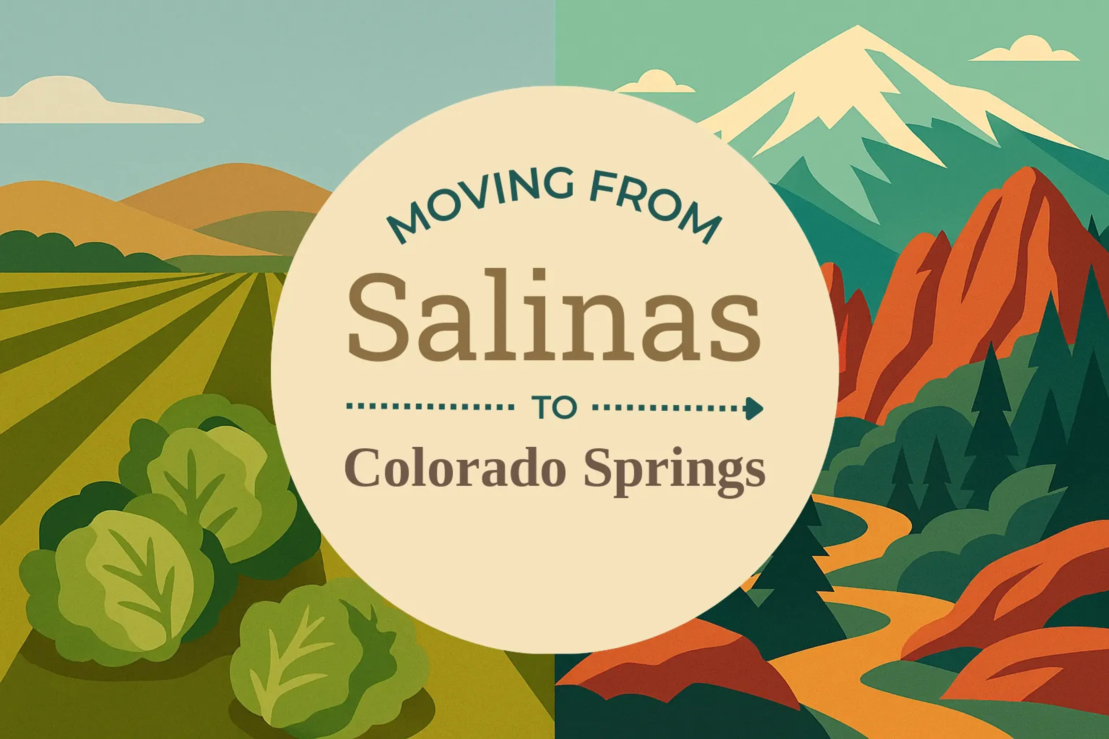 Side-by-side comparison of Salinas to Colorado Springs moving companies