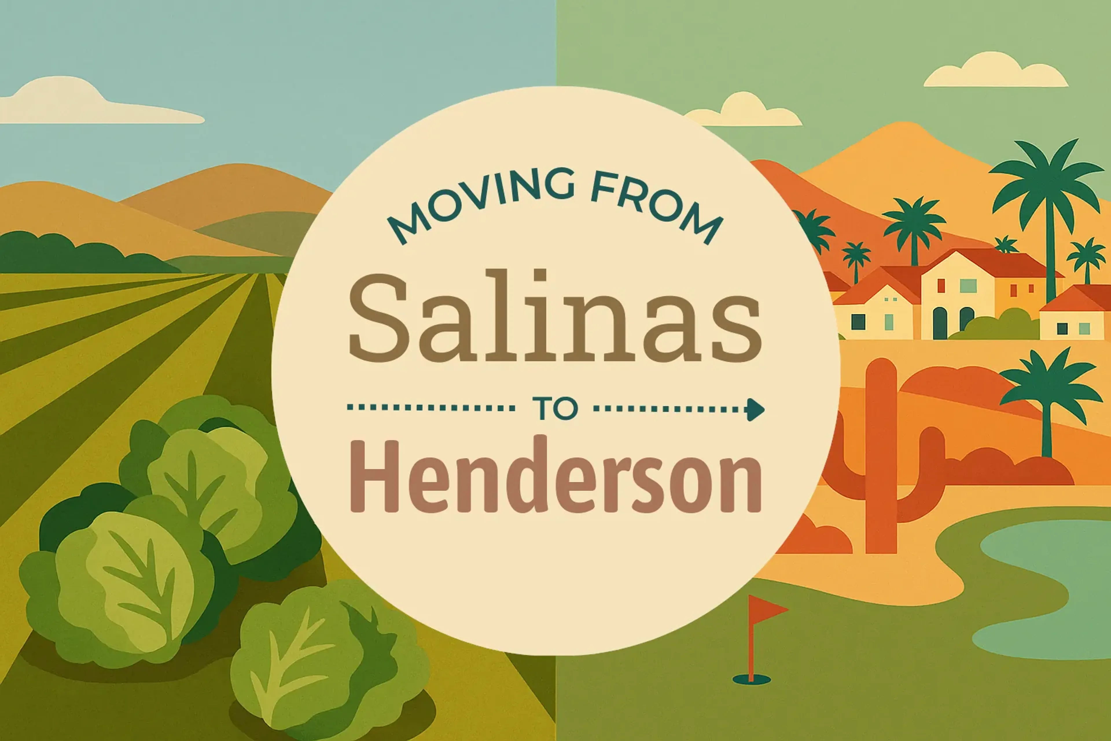Side-by-side comparison of Salinas to Henderson moving companies
