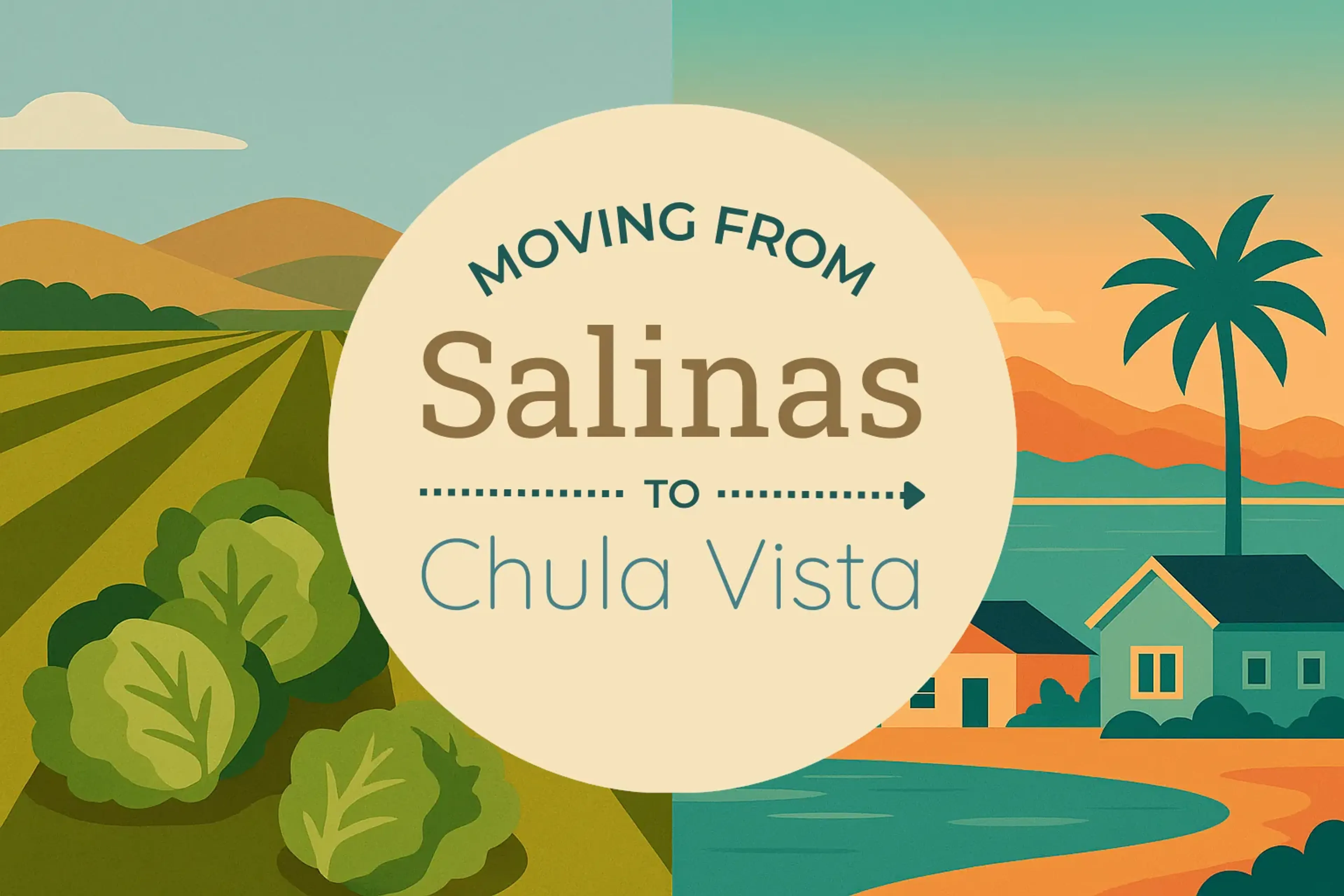 Side-by-side comparison of Salinas to Chula Vista moving companies