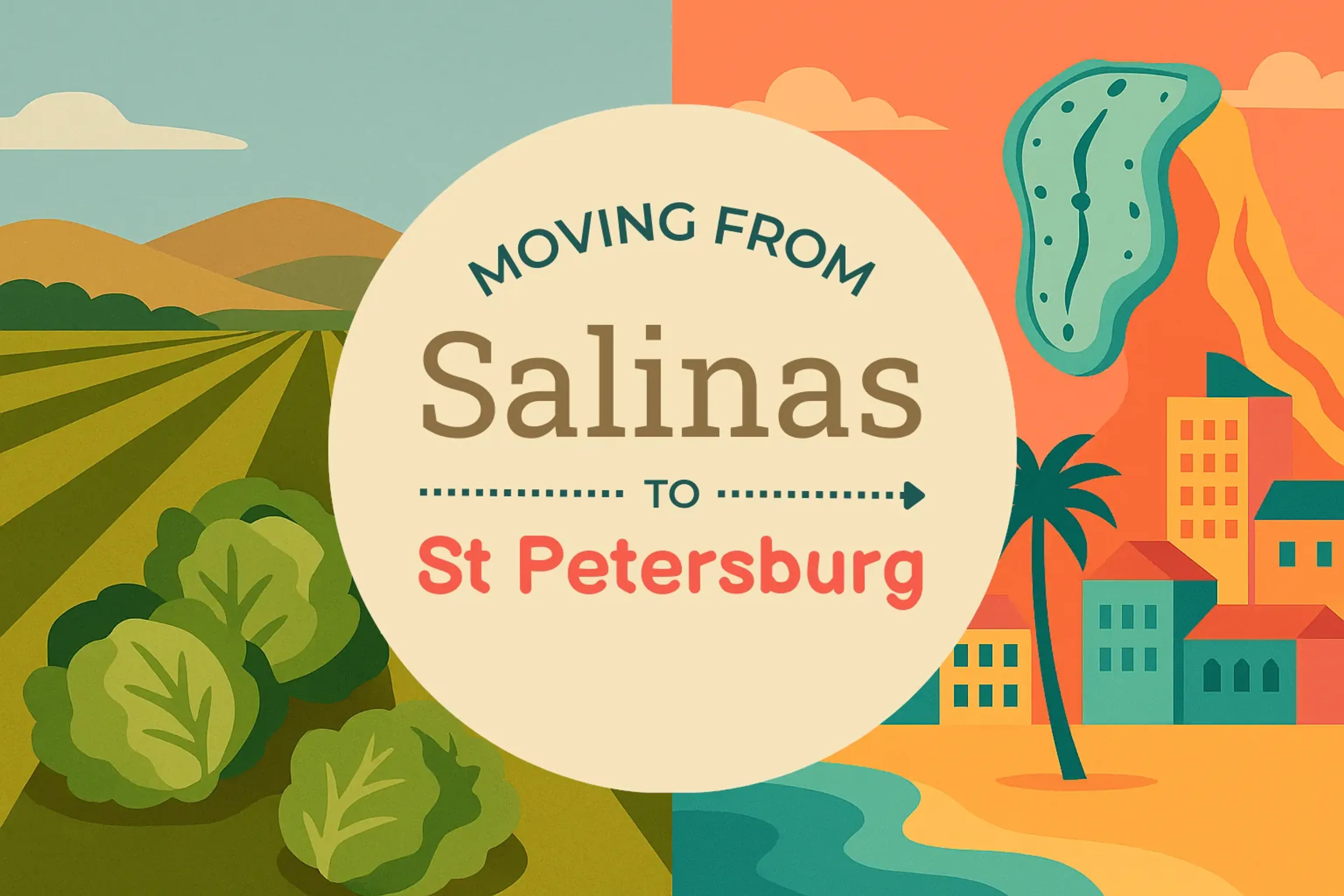 Side-by-side comparison of Salinas to St. Petersburg moving companies
