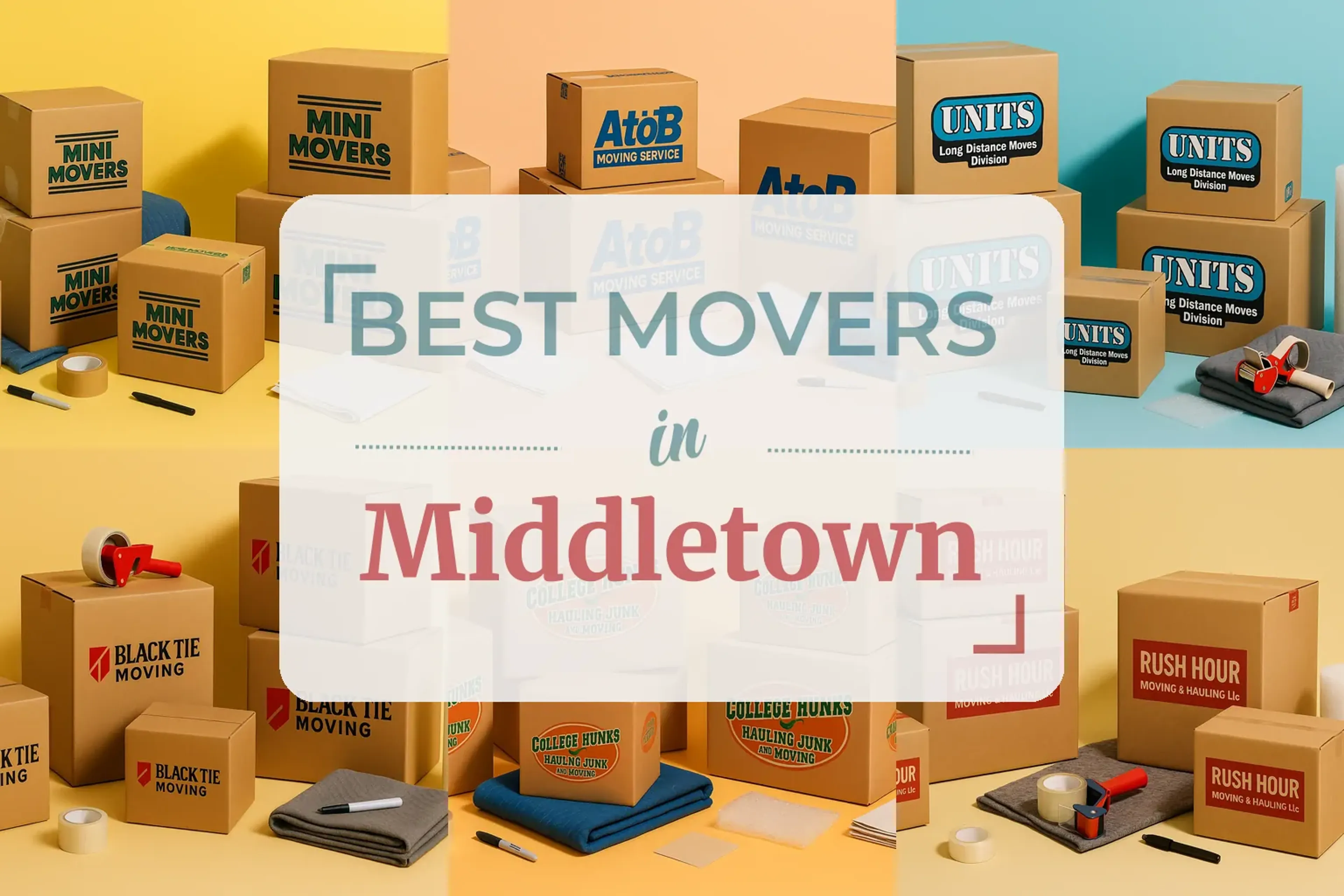 Side-by-side comparison of Middletown moving companies
