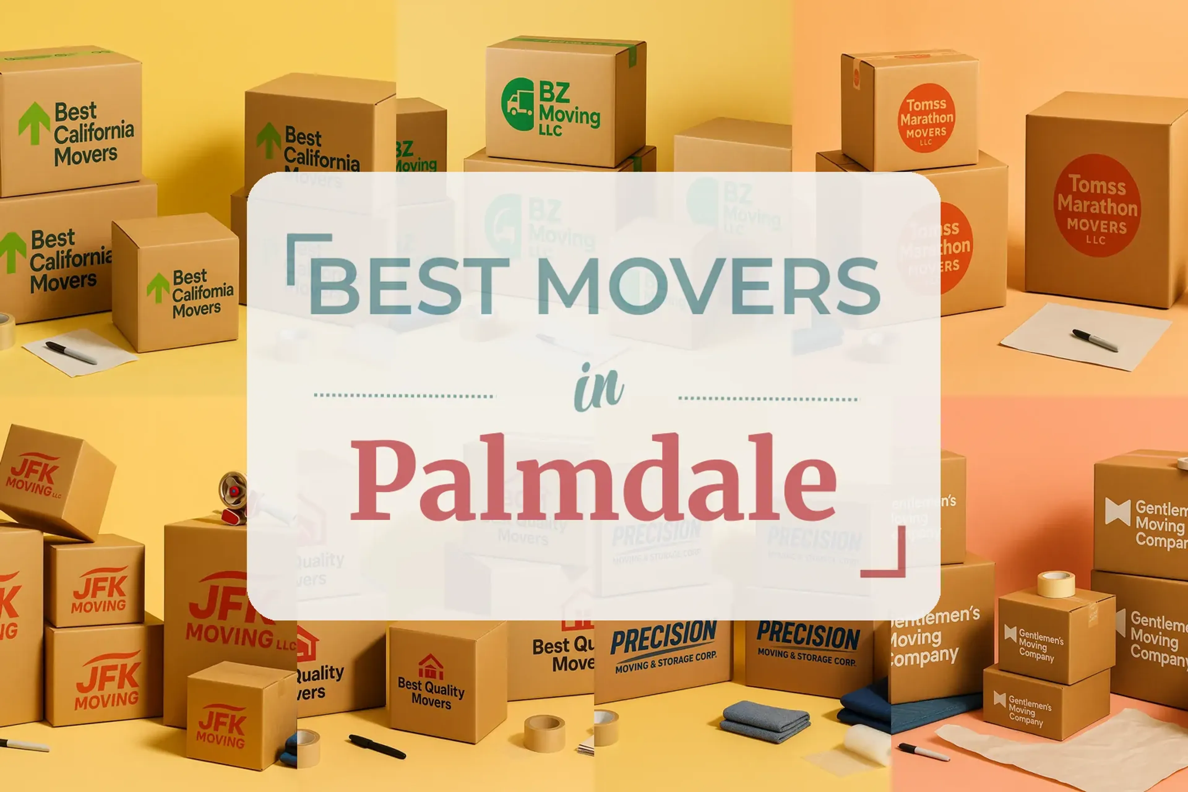 Side-by-side comparison of Palmdale moving companies
