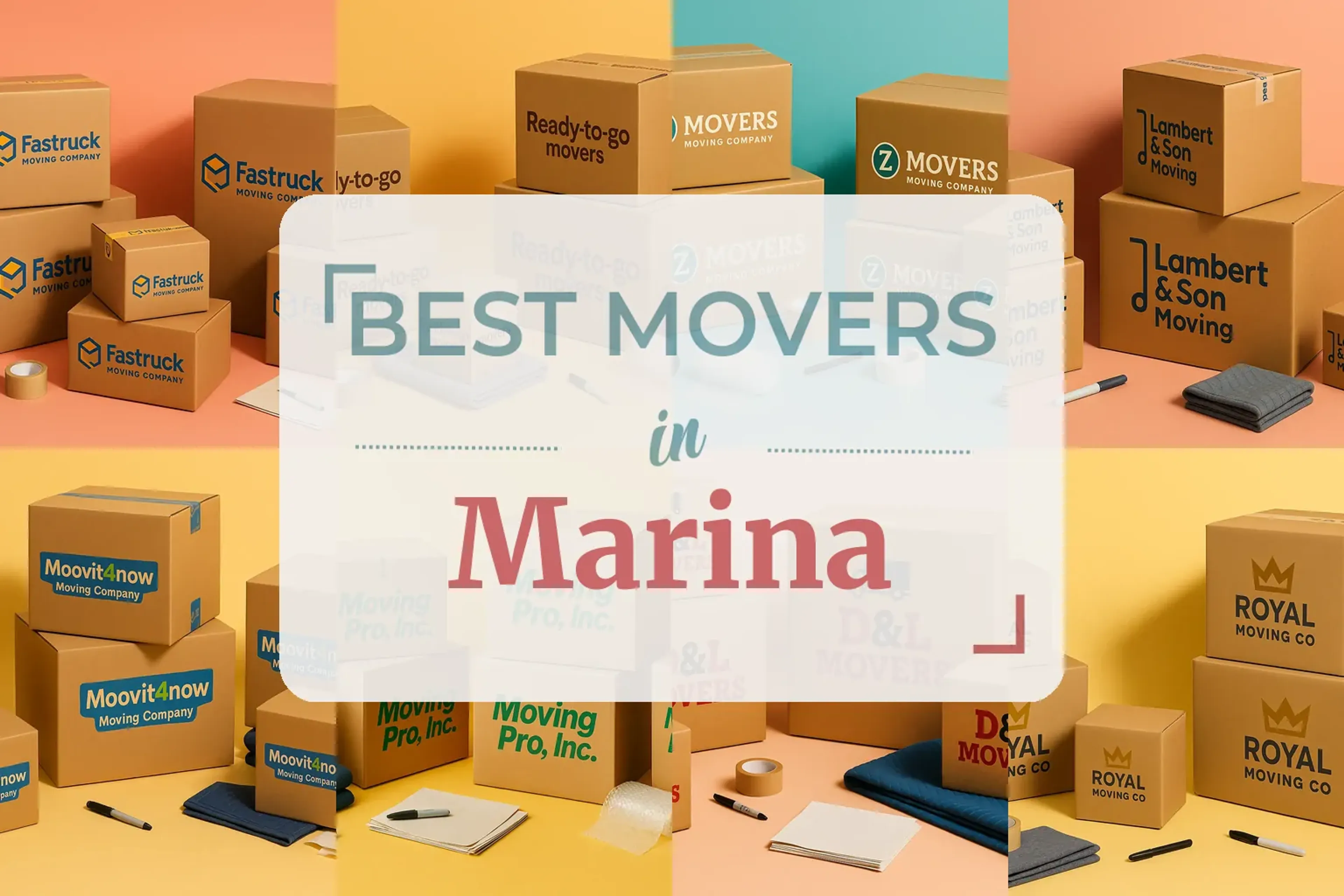 Side-by-side comparison of Marina moving companies