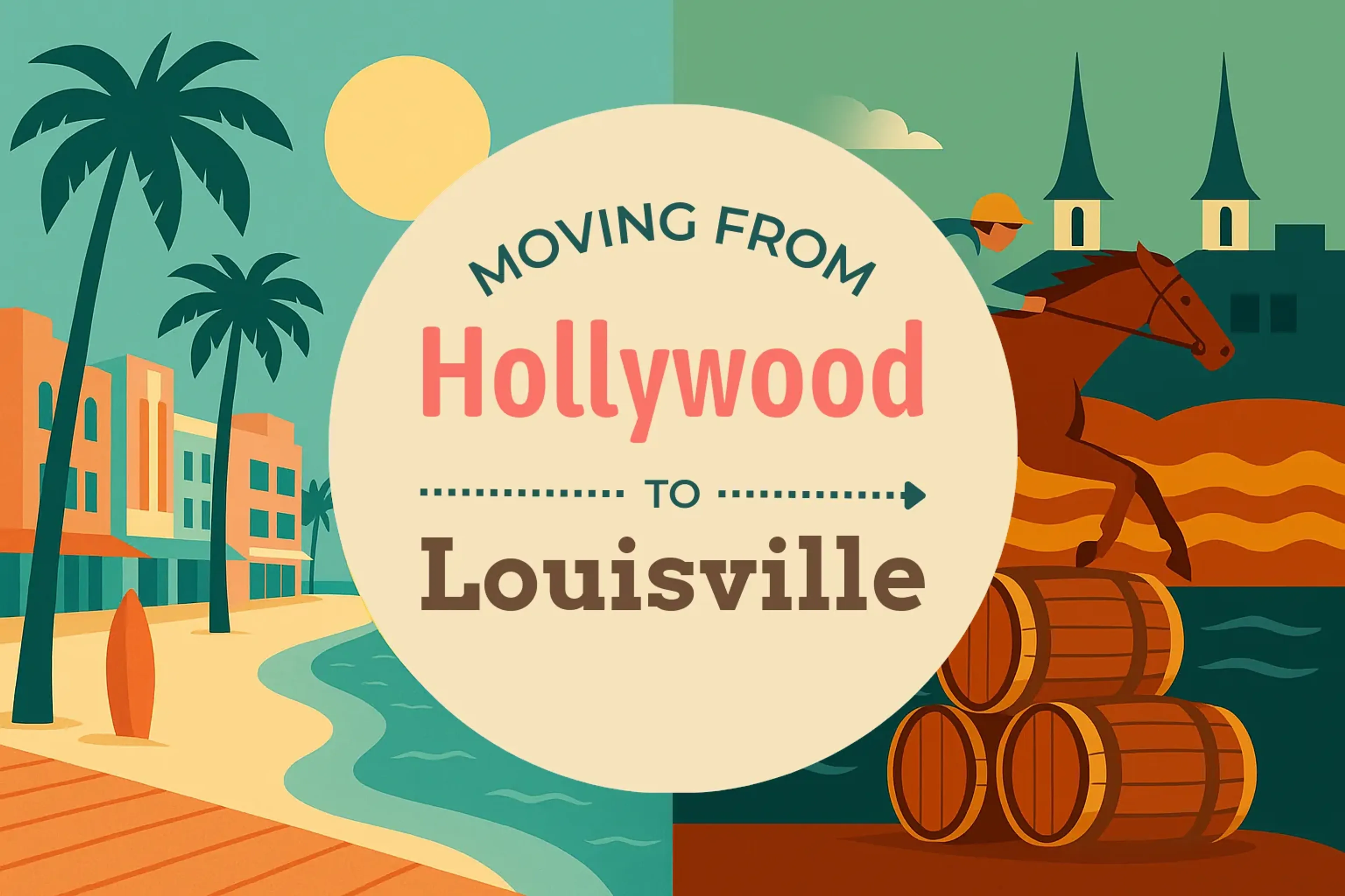 Side-by-side comparison of Hollywood to Louisville moving companies