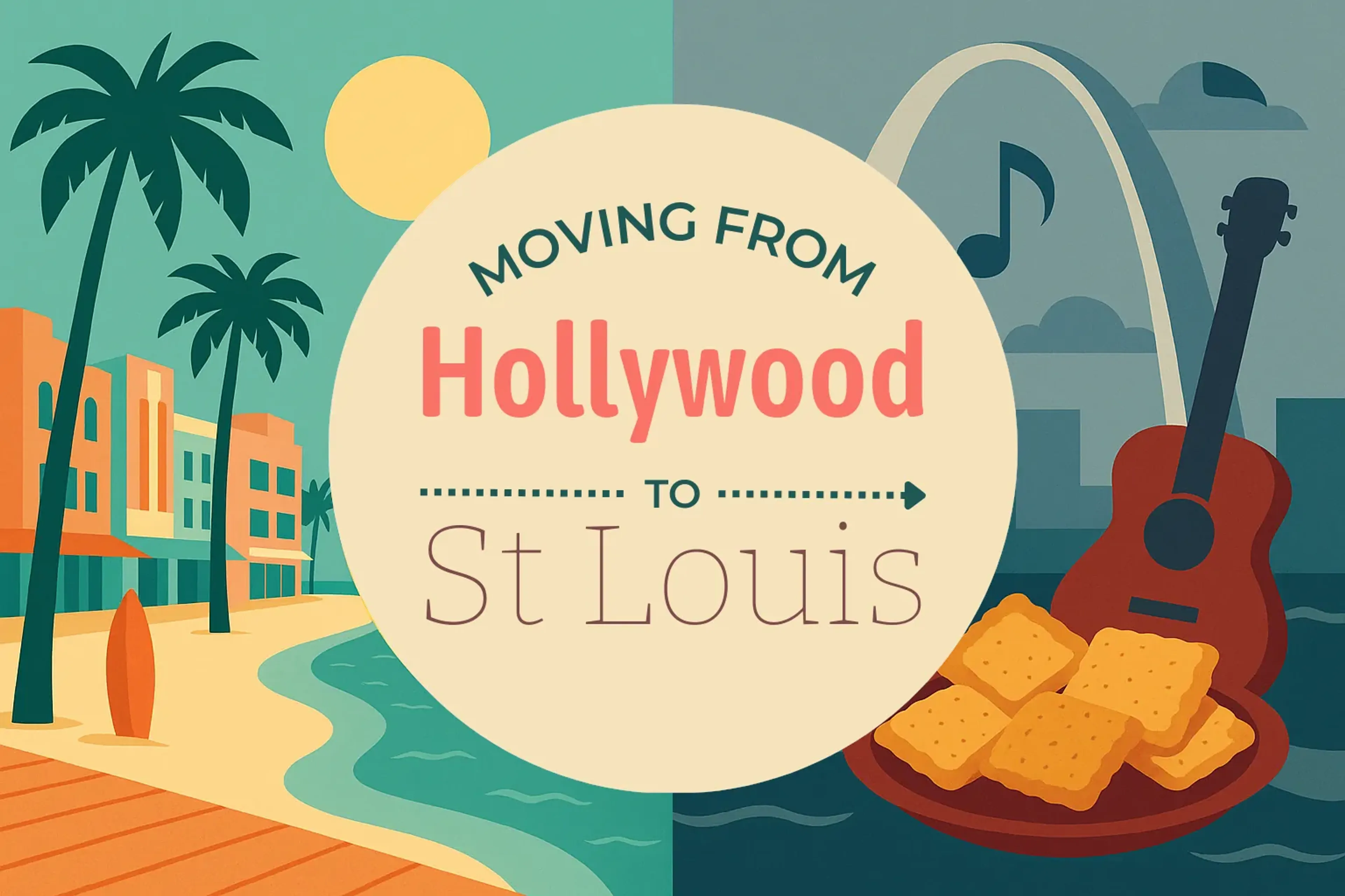 Side-by-side comparison of Hollywood to St. Louis moving companies