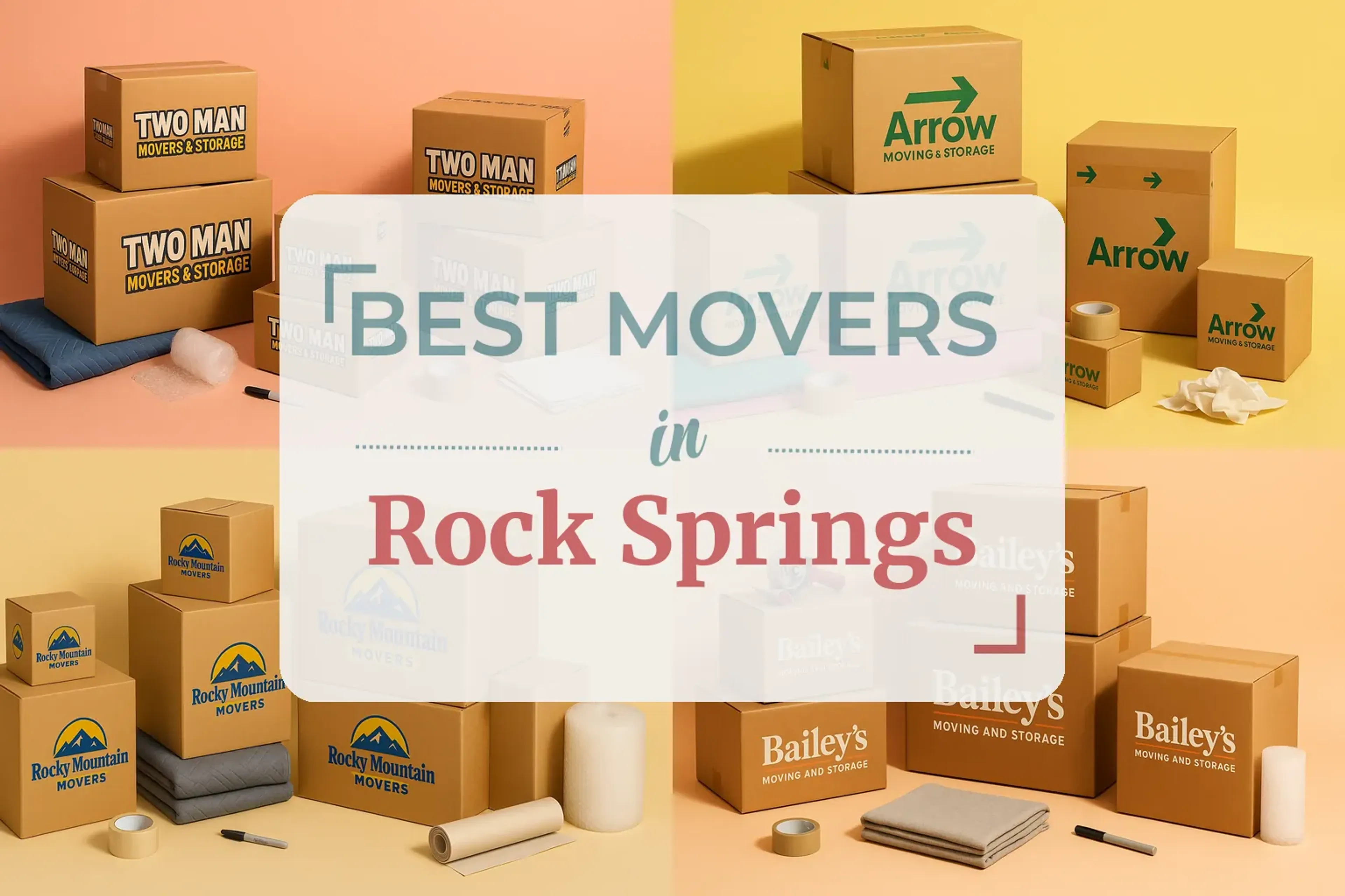 Side-by-side comparison of Rock Springs moving companies