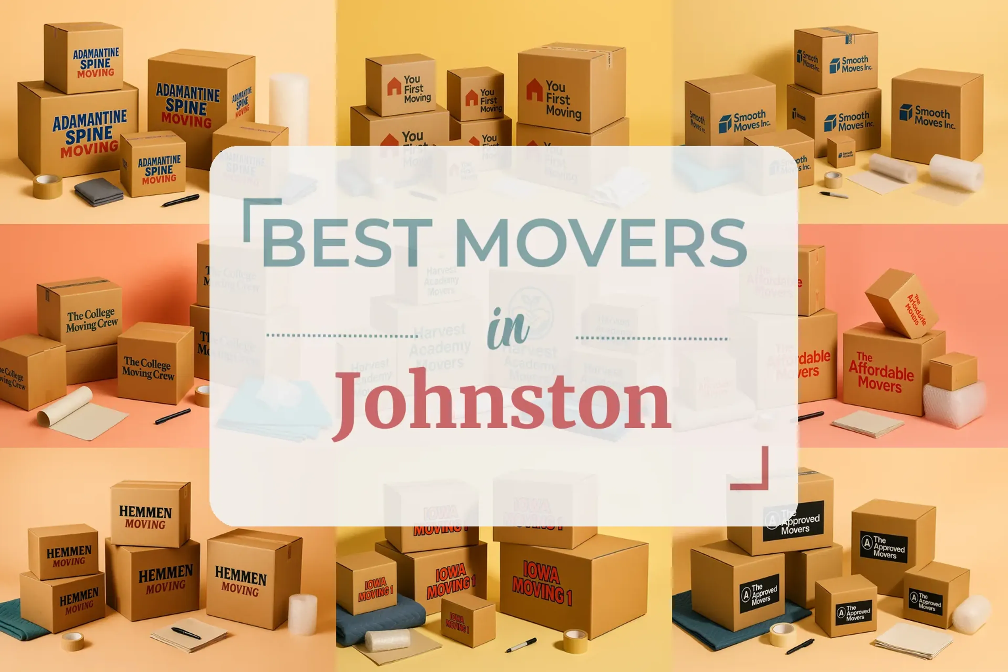 Side-by-side comparison of Johnston moving companies