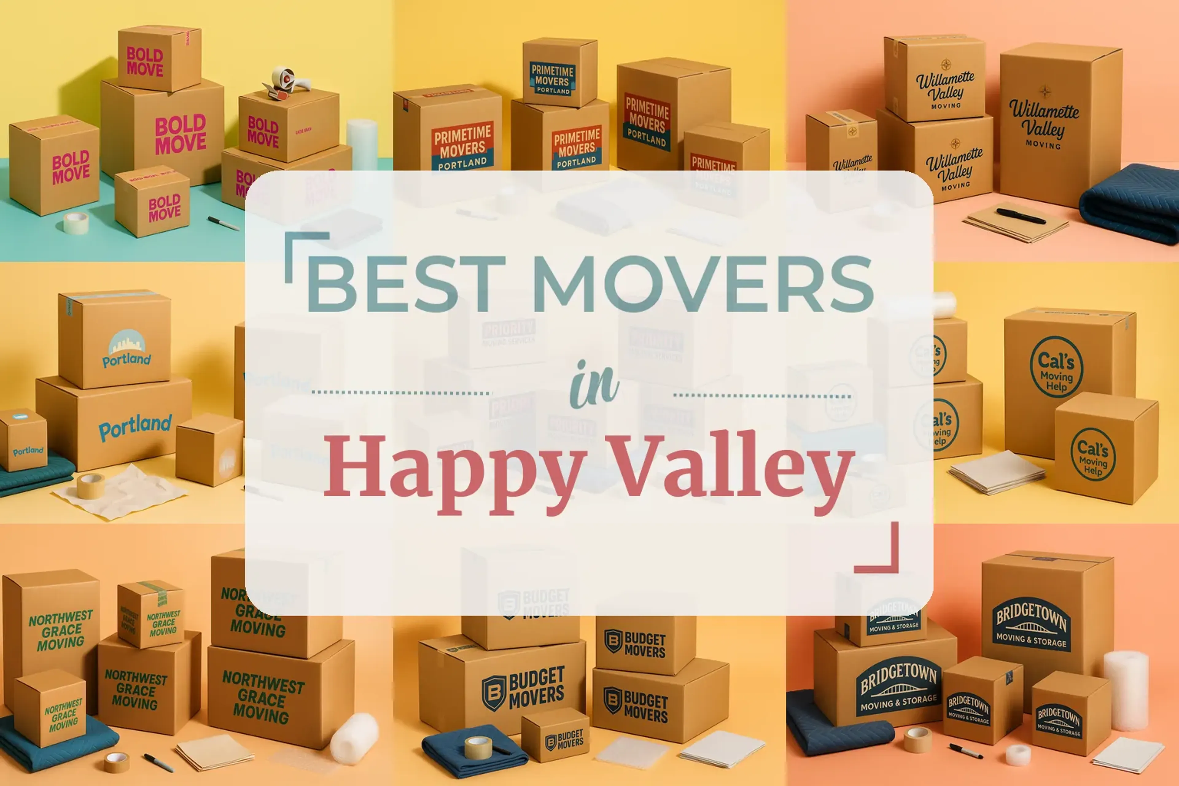 Side-by-side comparison of Happy Valley moving companies