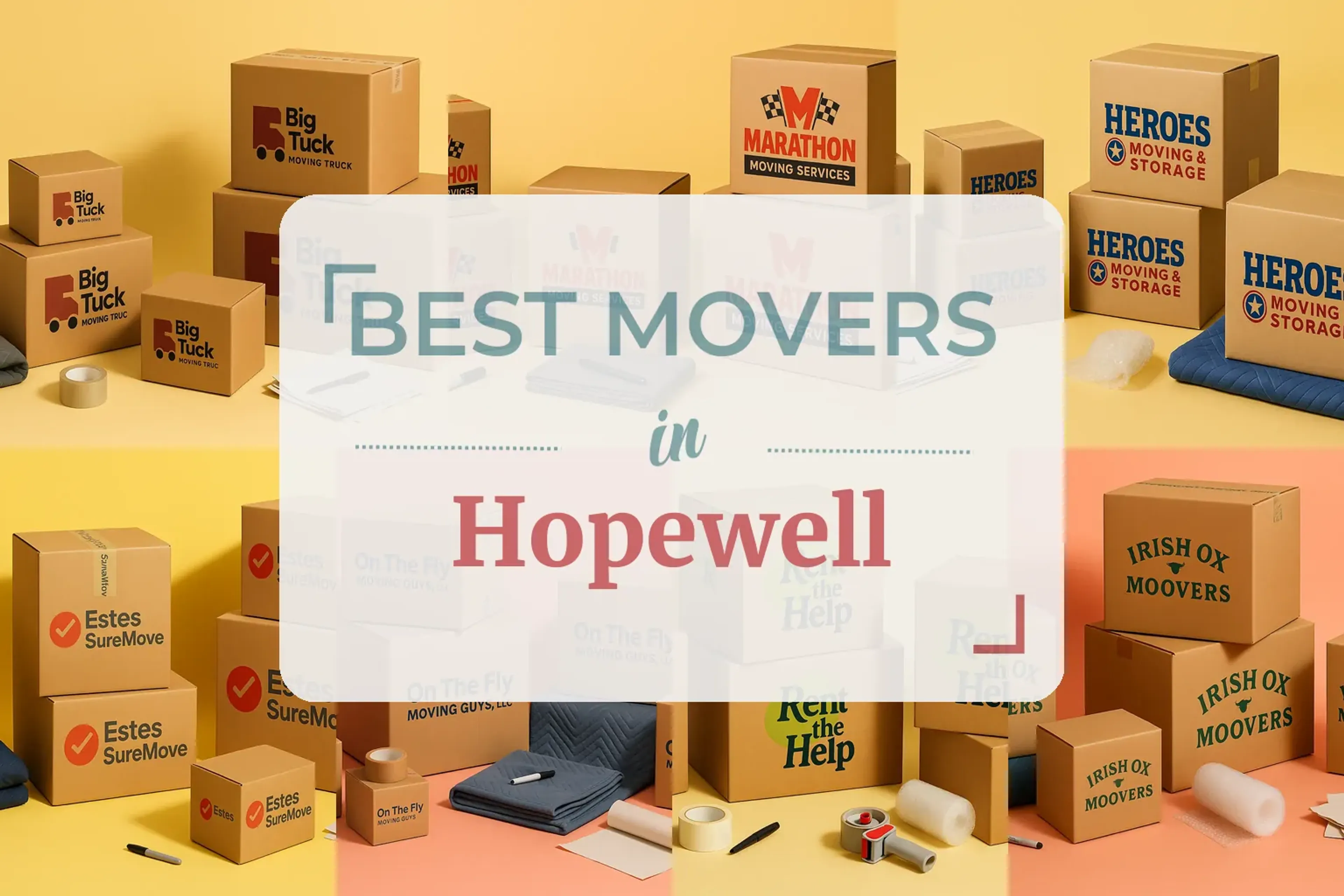 Side-by-side comparison of Hopewell moving companies