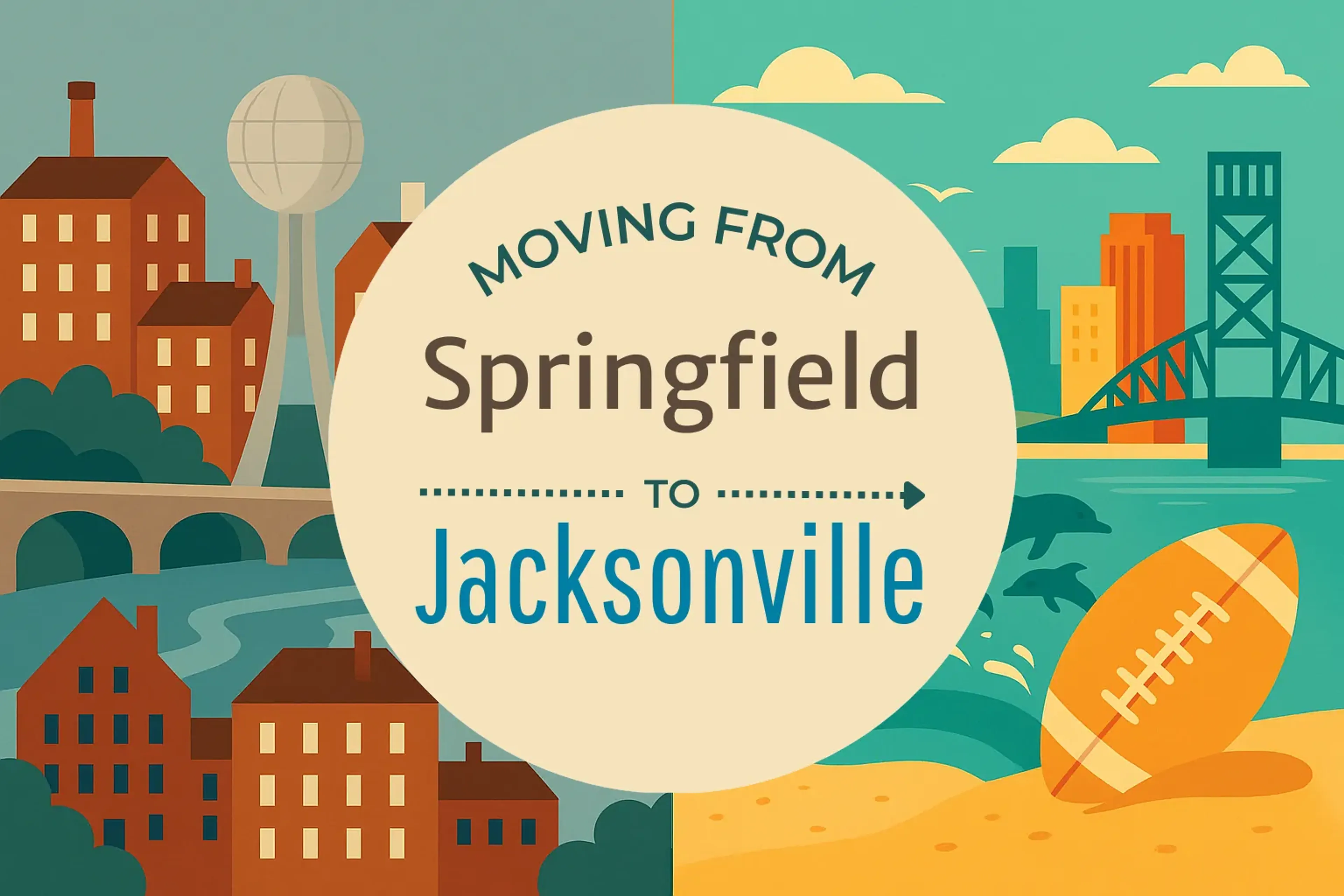 Side-by-side comparison of Springfield to Jacksonville moving companies