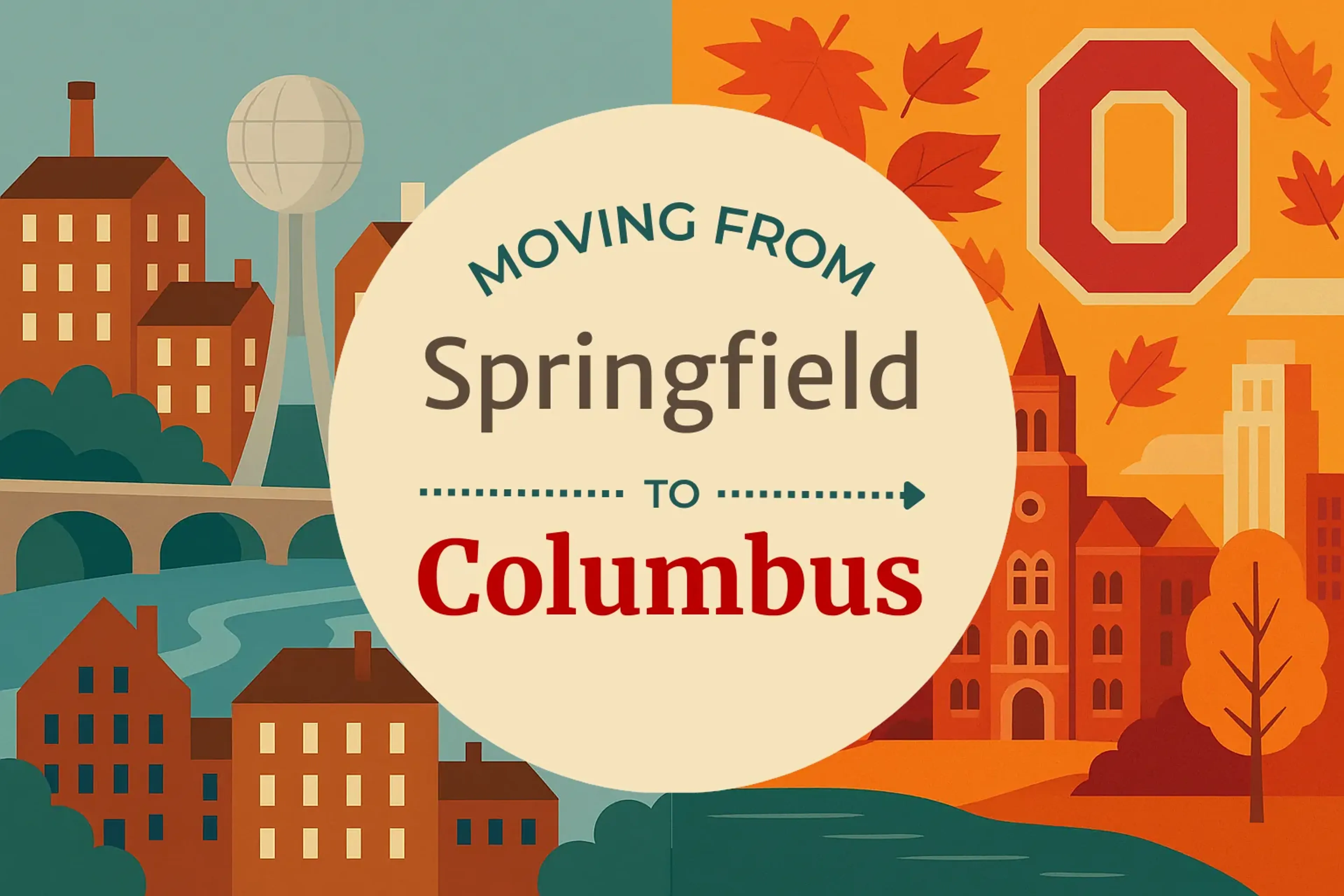 Side-by-side comparison of Springfield to Columbus moving companies