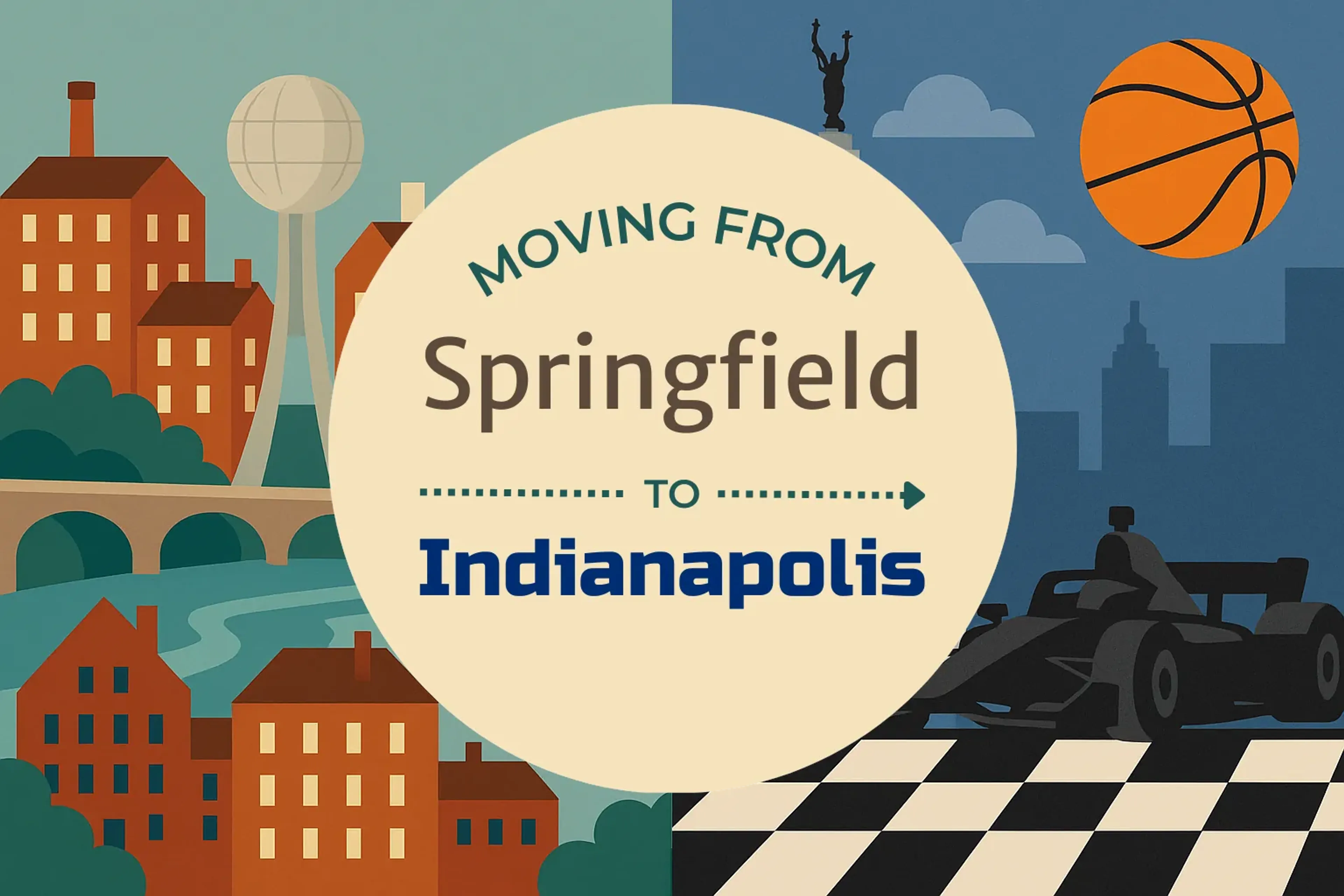 Side-by-side comparison of Springfield to Indianapolis moving companies