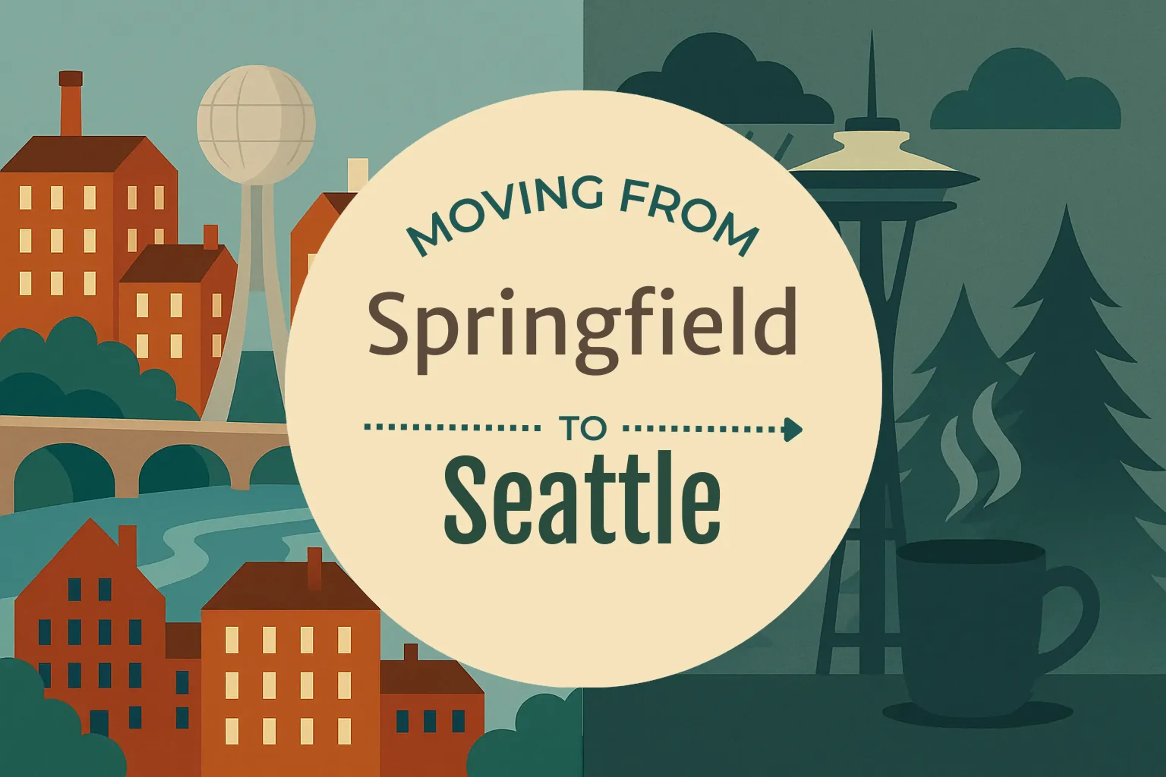 Side-by-side comparison of Springfield to Seattle moving companies