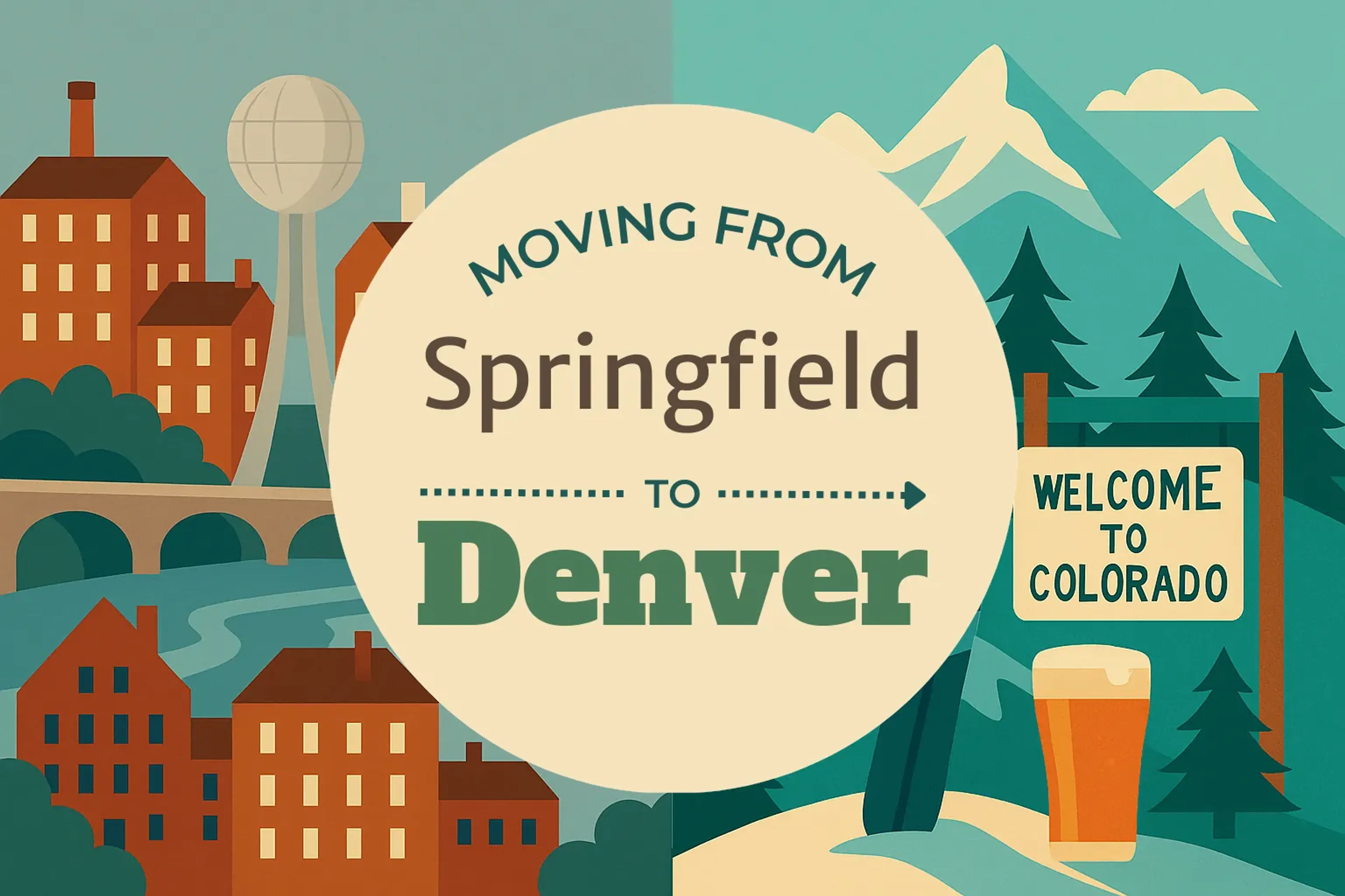 Side-by-side comparison of Springfield to Denver moving companies