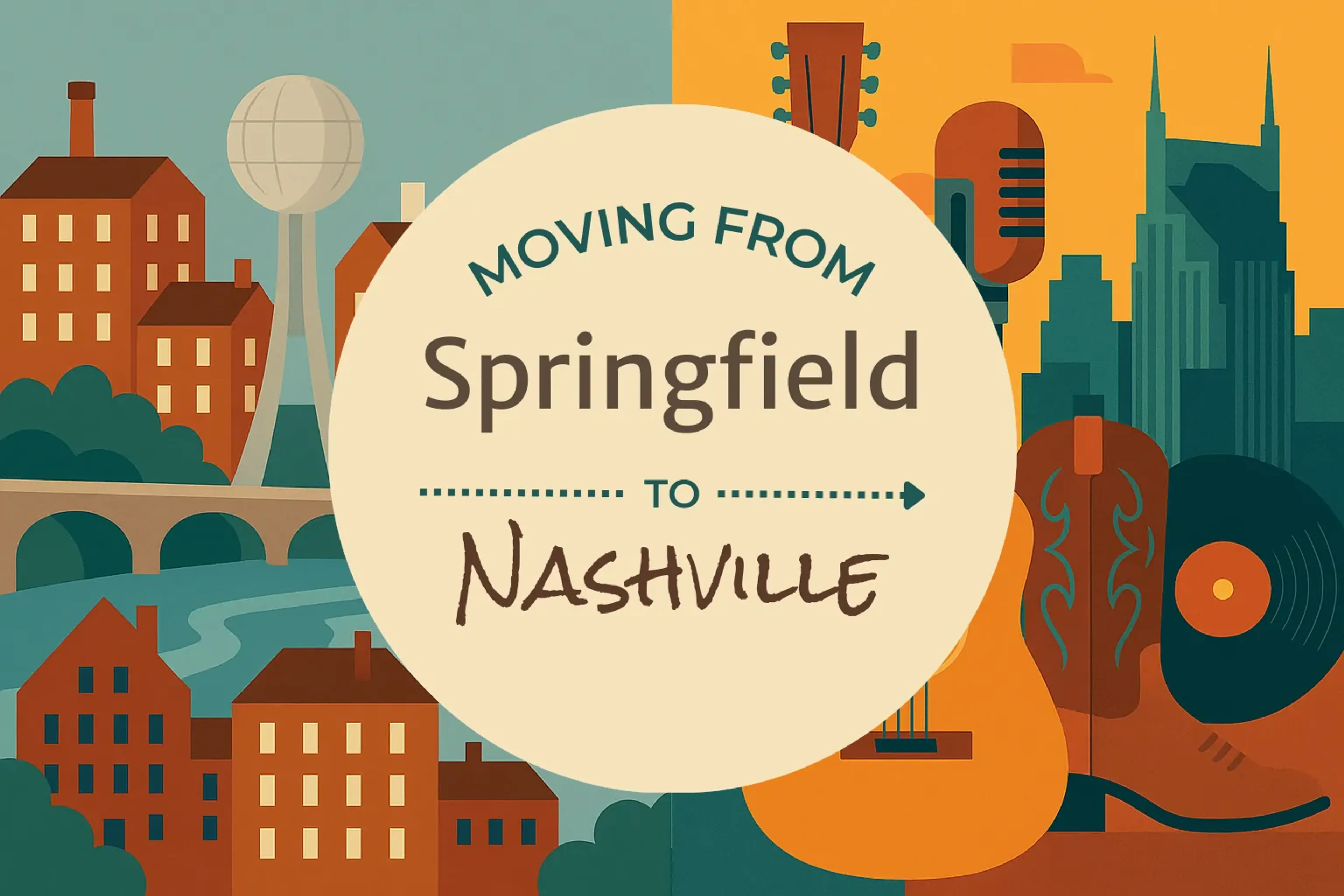 Side-by-side comparison of Springfield to Nashville moving companies