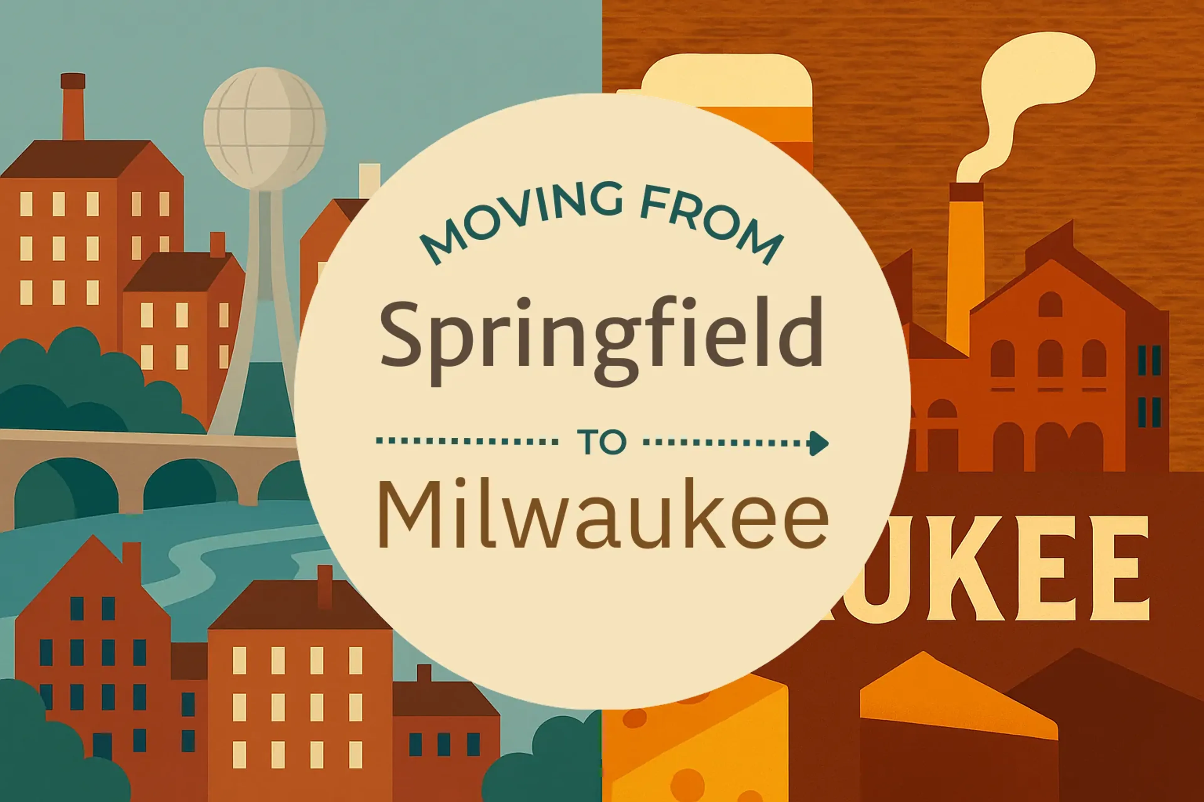 Side-by-side comparison of Springfield to Milwaukee moving companies