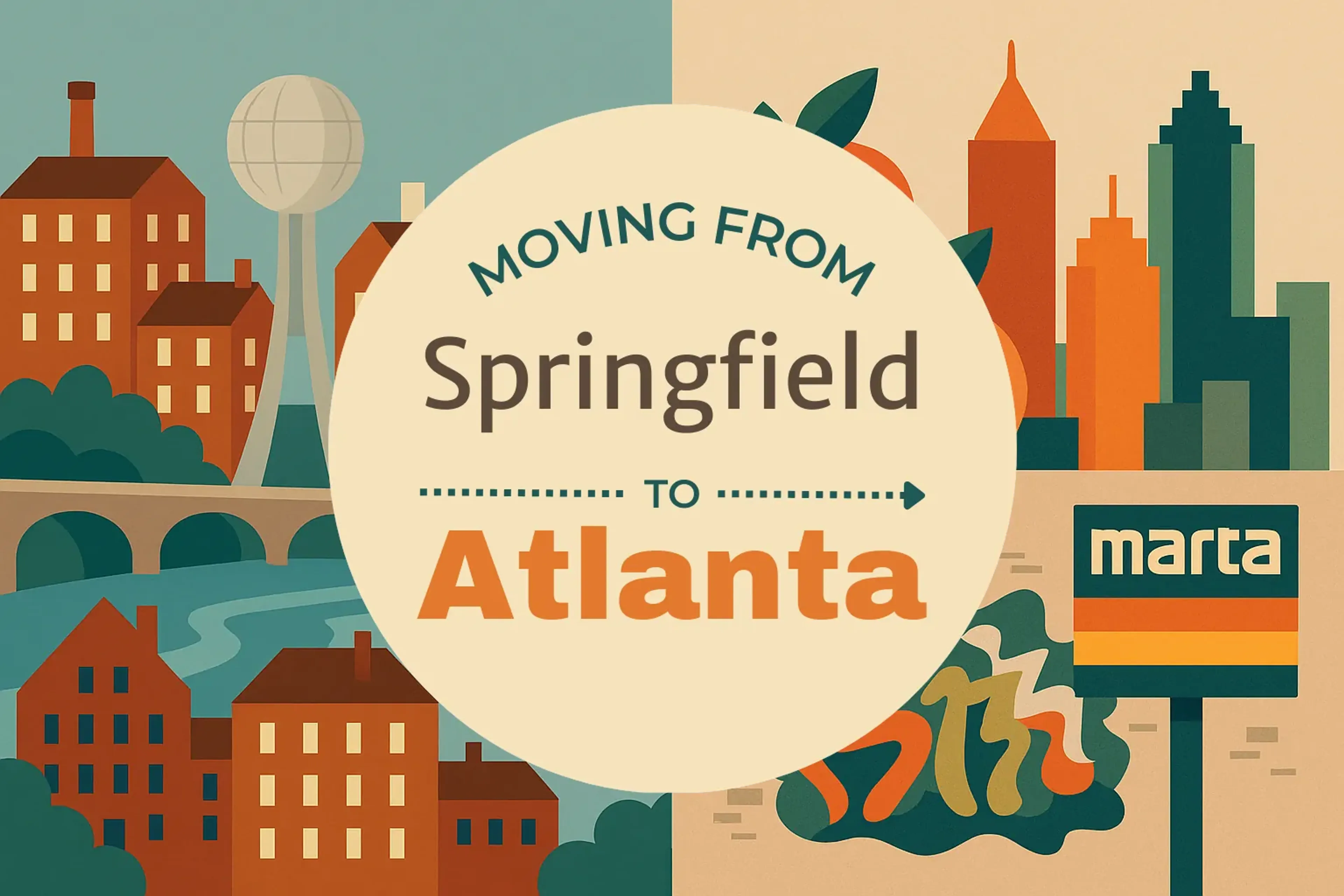 Side-by-side comparison of Springfield to Atlanta moving companies