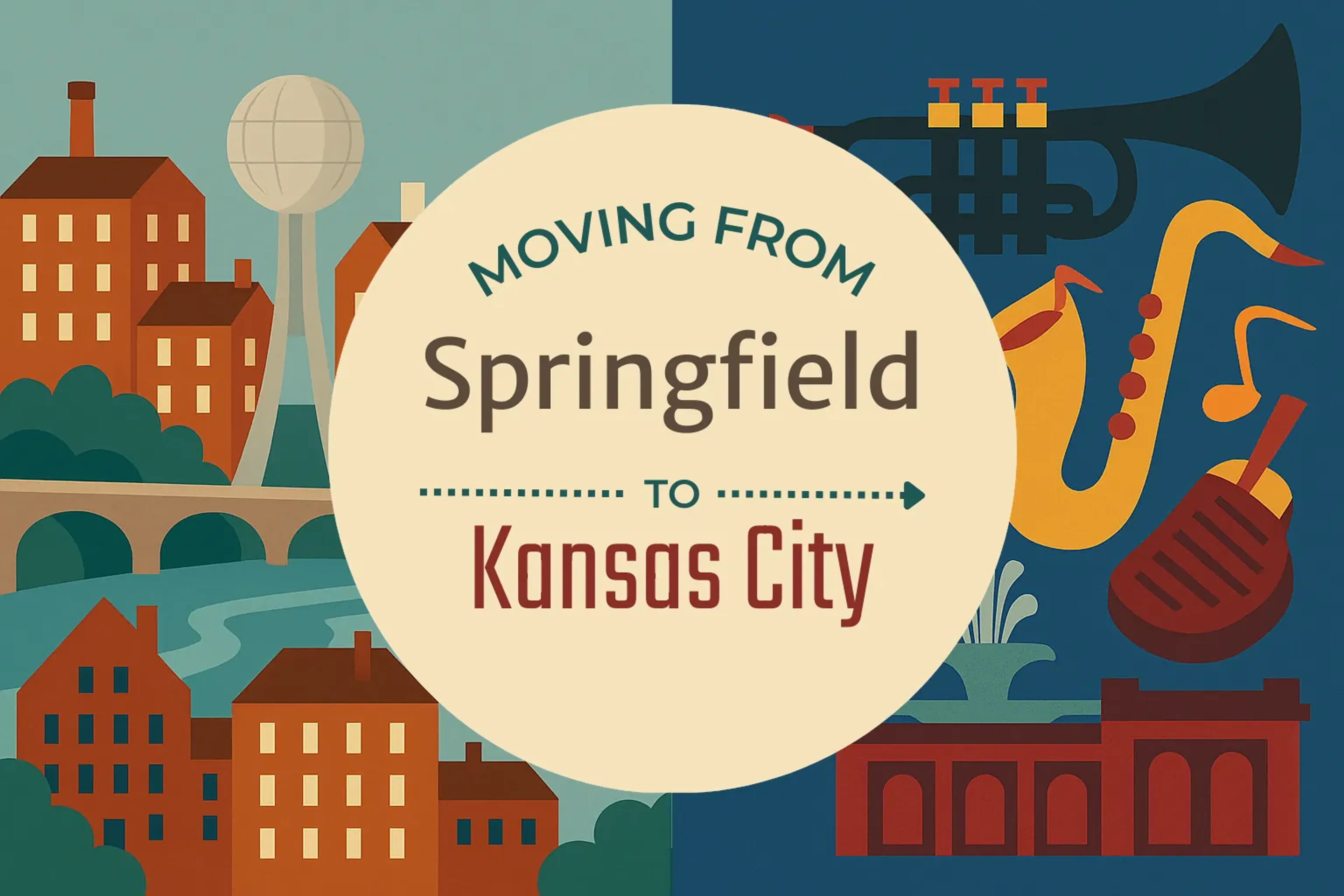 Side-by-side comparison of Springfield to Kansas City moving companies