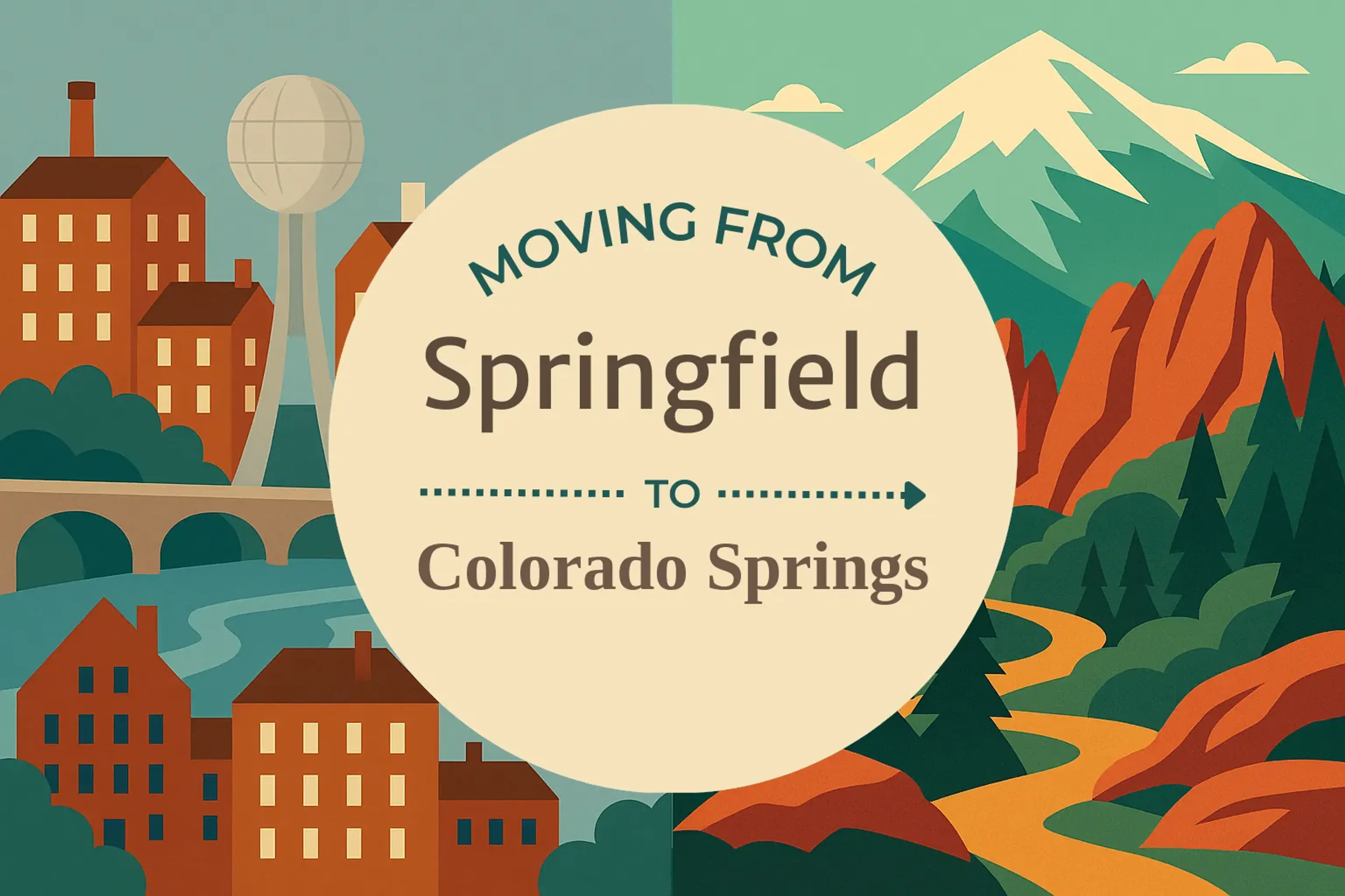 Side-by-side comparison of Springfield to Colorado Springs moving companies
