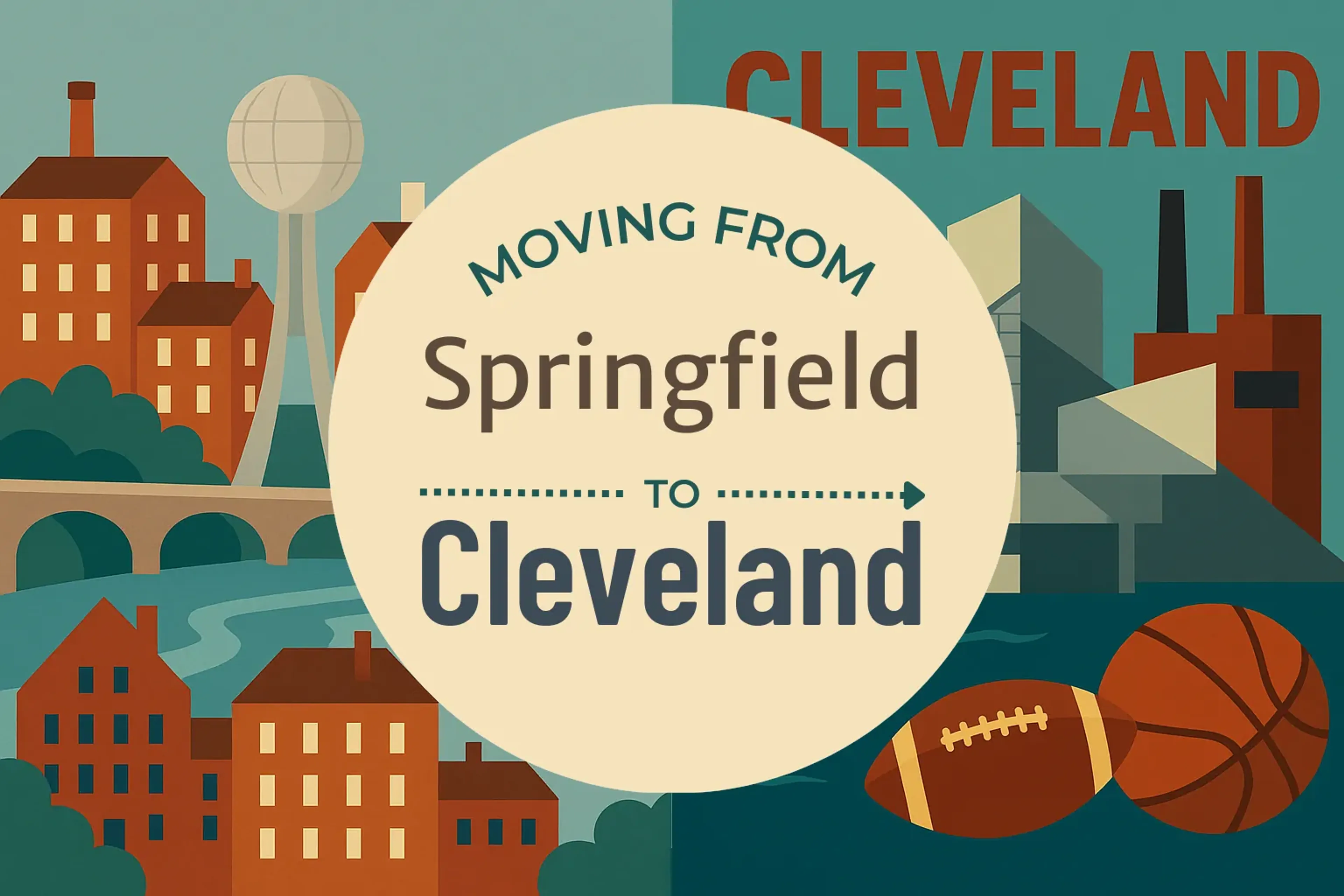 Side-by-side comparison of Springfield to Cleveland moving companies