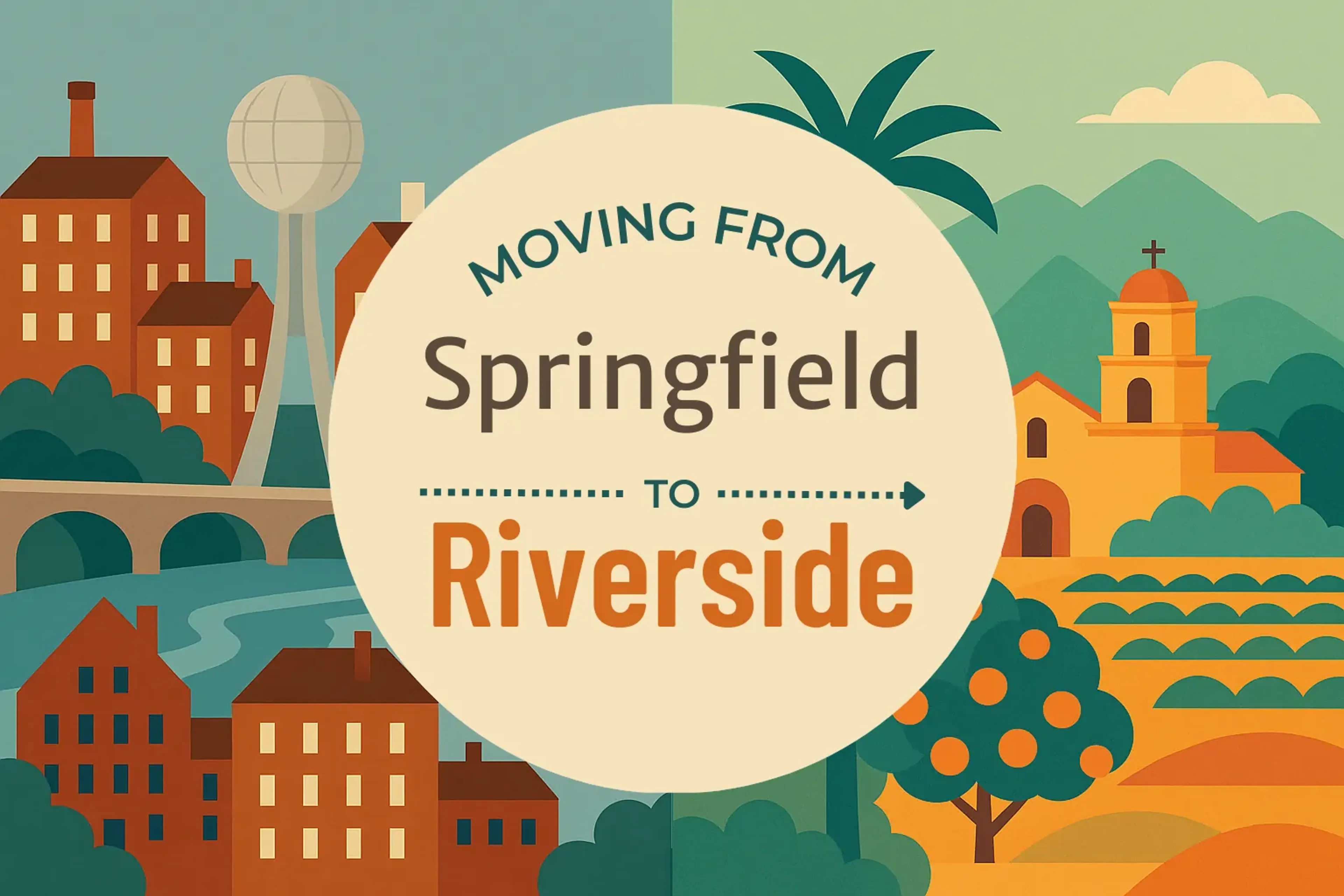 Side-by-side comparison of Springfield to Riverside moving companies