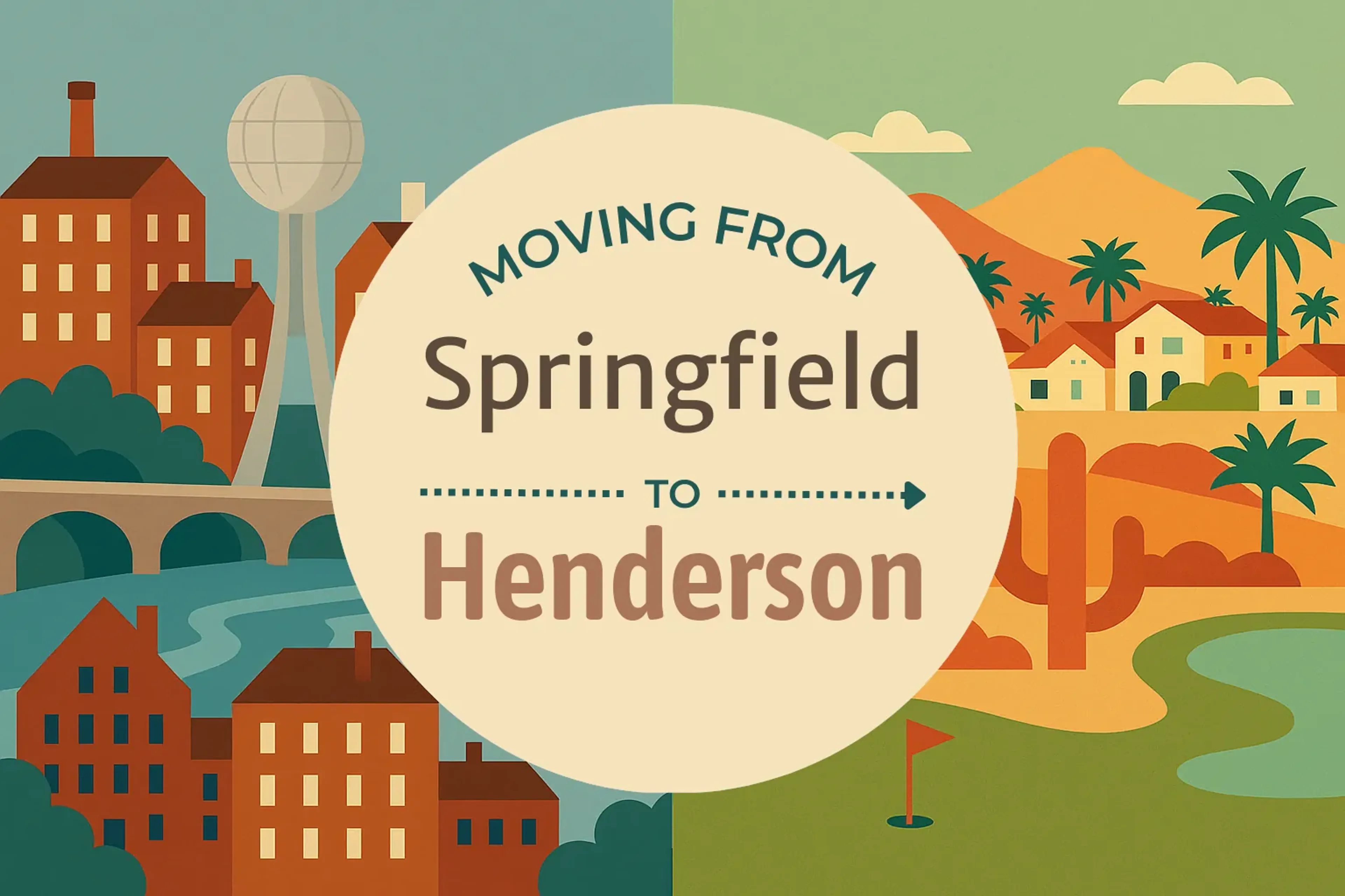 Side-by-side comparison of Springfield to Henderson moving companies