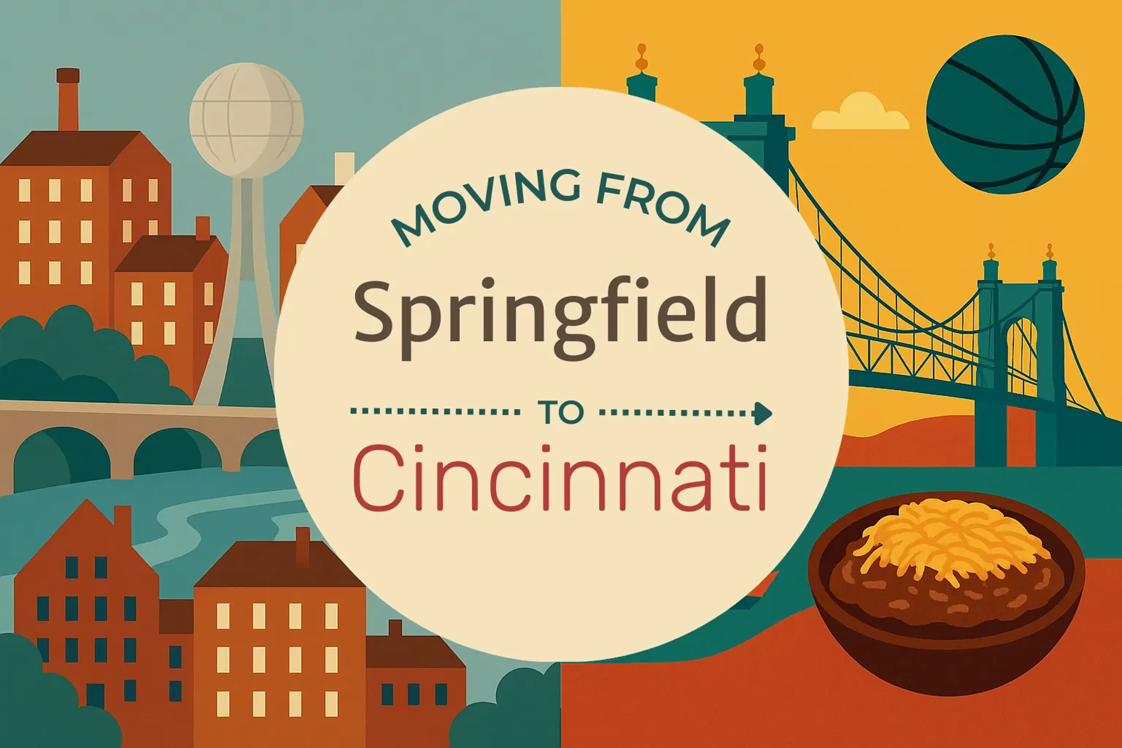 Side-by-side comparison of Springfield to Cincinnati moving companies