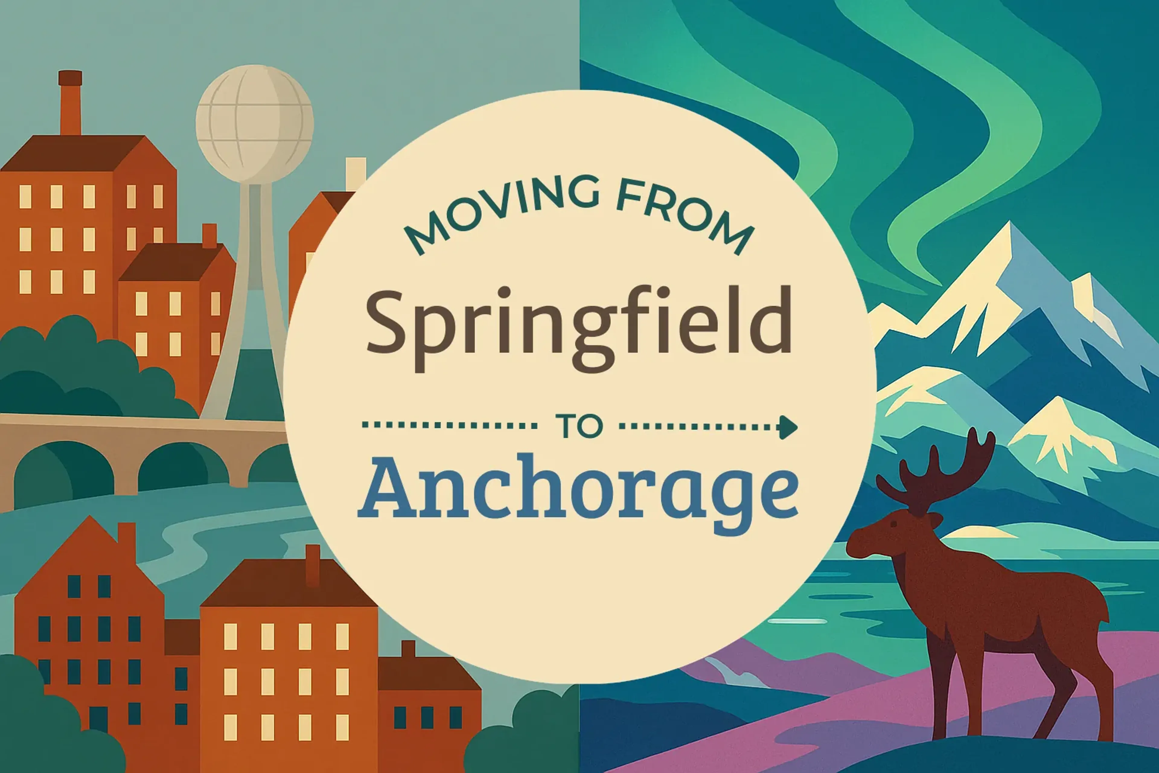 Side-by-side comparison of Springfield to Anchorage moving companies
