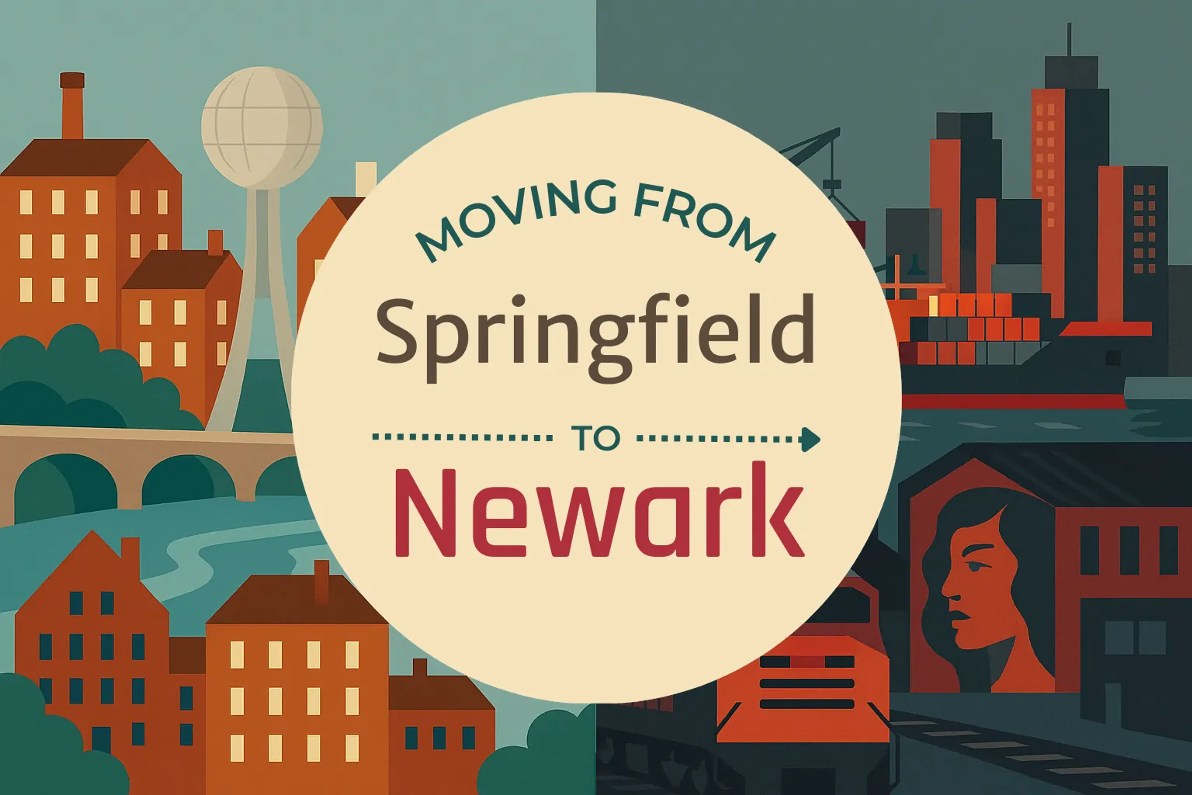Side-by-side comparison of Springfield to Newark moving companies
