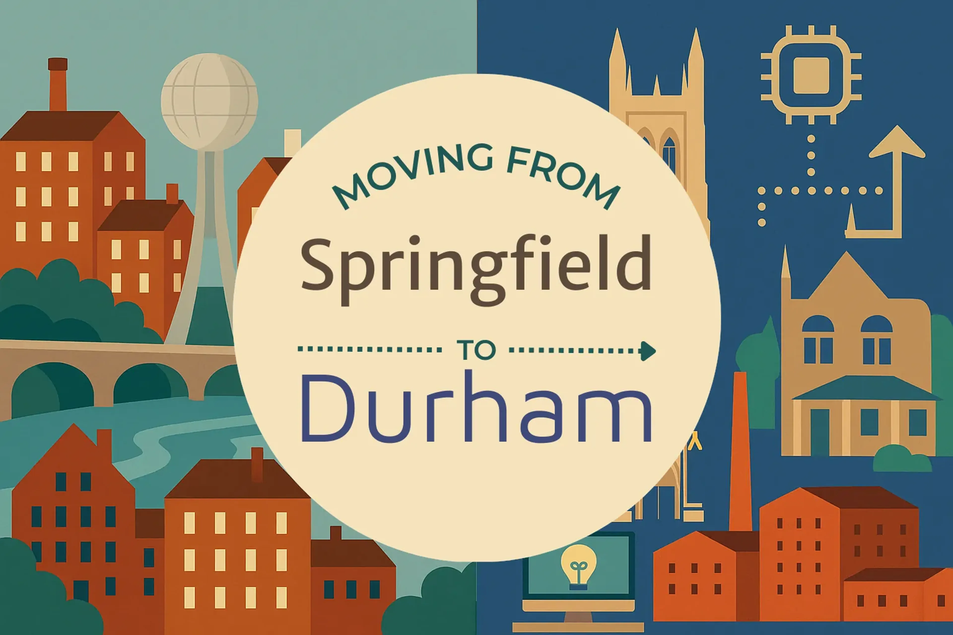 Side-by-side comparison of Springfield to Durham moving companies