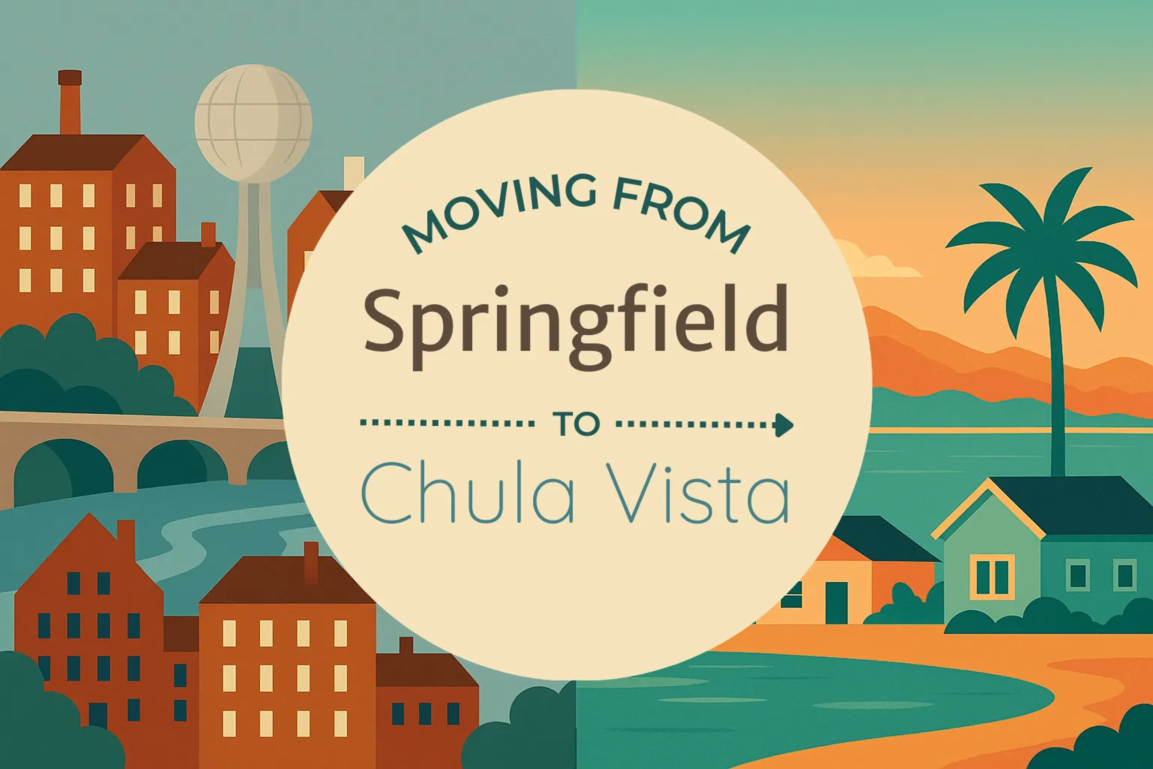 Side-by-side comparison of Springfield to Chula Vista moving companies