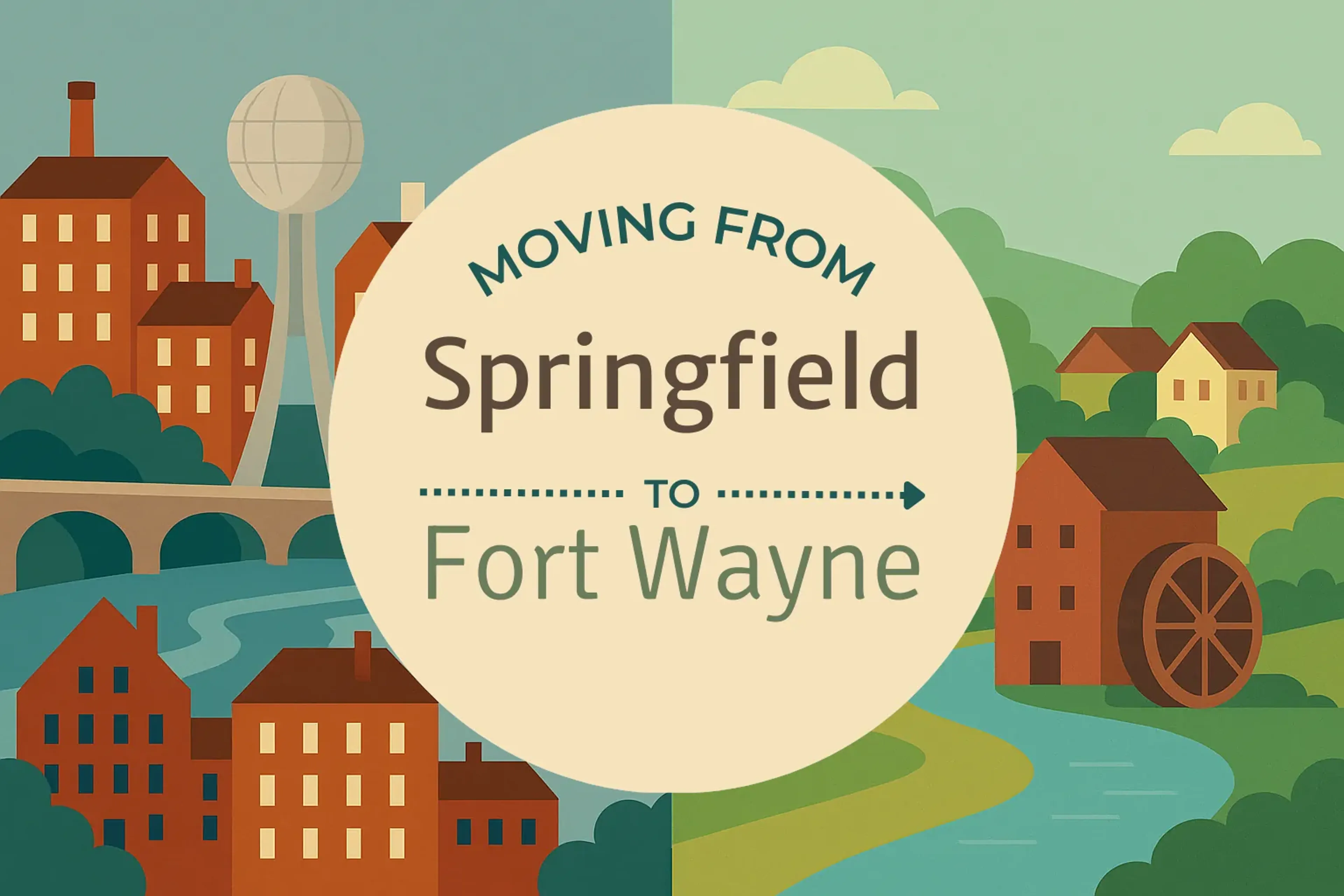 Side-by-side comparison of Springfield to Fort Wayne moving companies