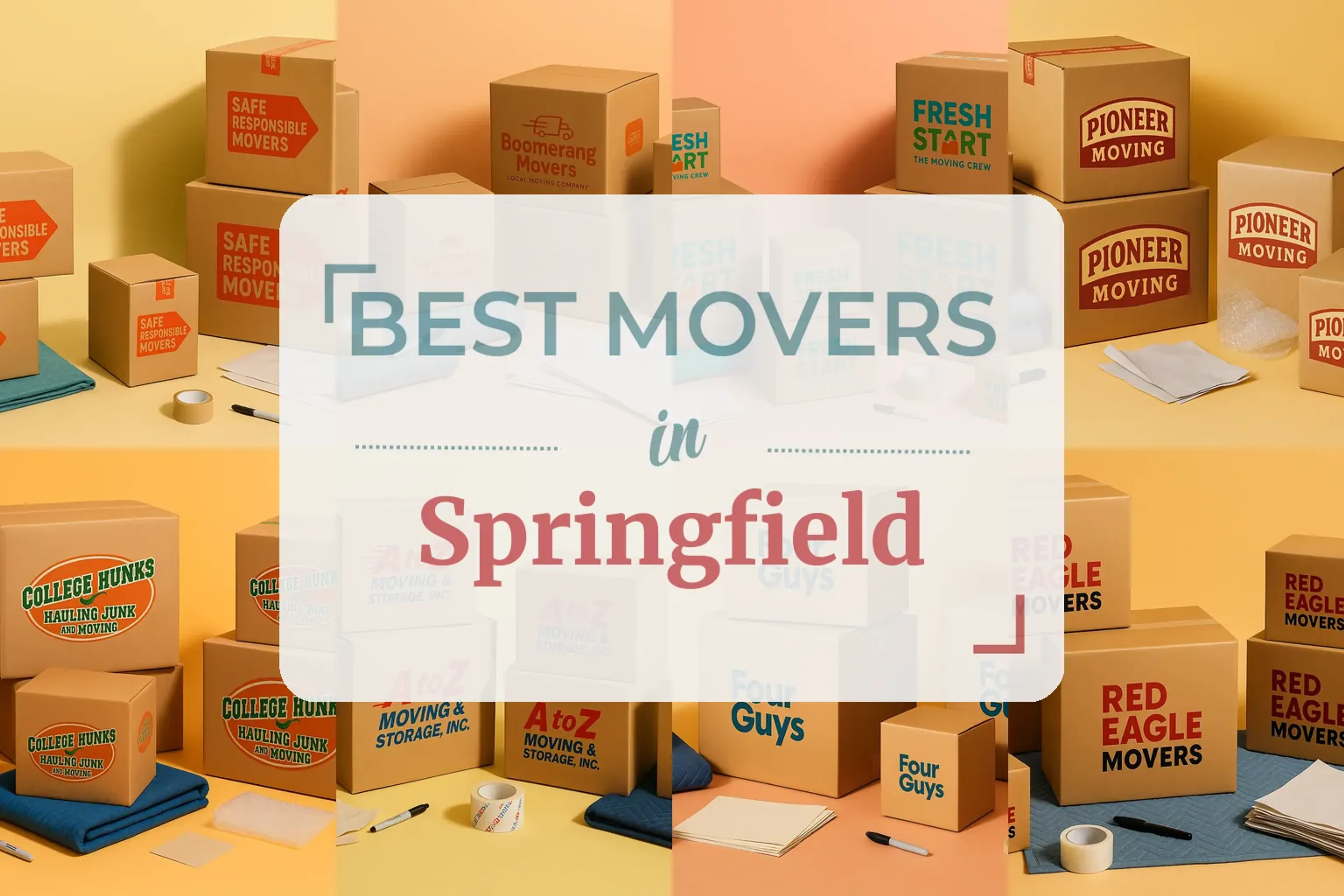 Side-by-side comparison of Springfield moving companies